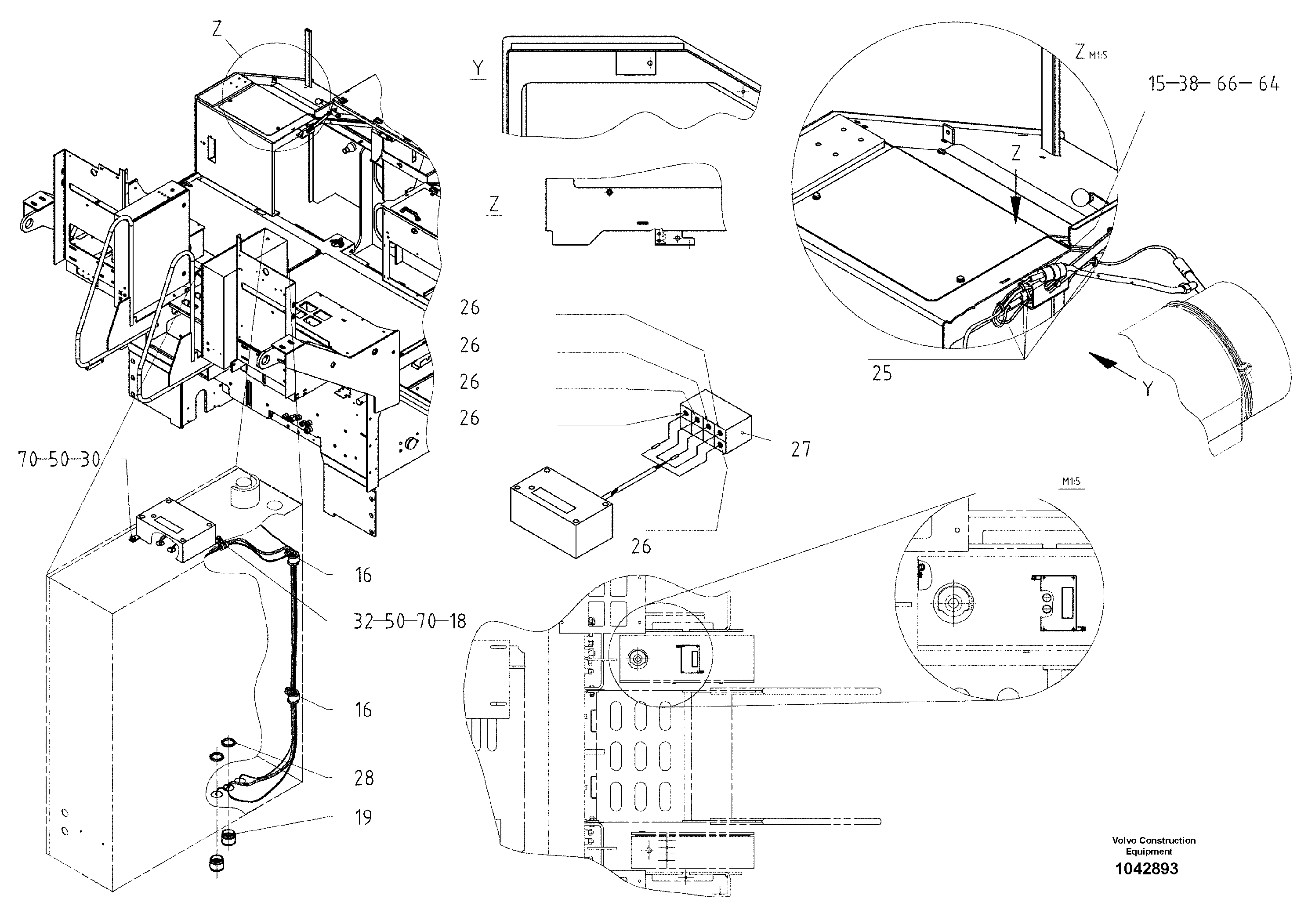 Схема запчастей Volvo ABG7820B - 69146 Electric Diesel Exhaust ABG7820/ABG7820B ABG7820 S/N 21064-23058 ABG7820B S/N 23059 -