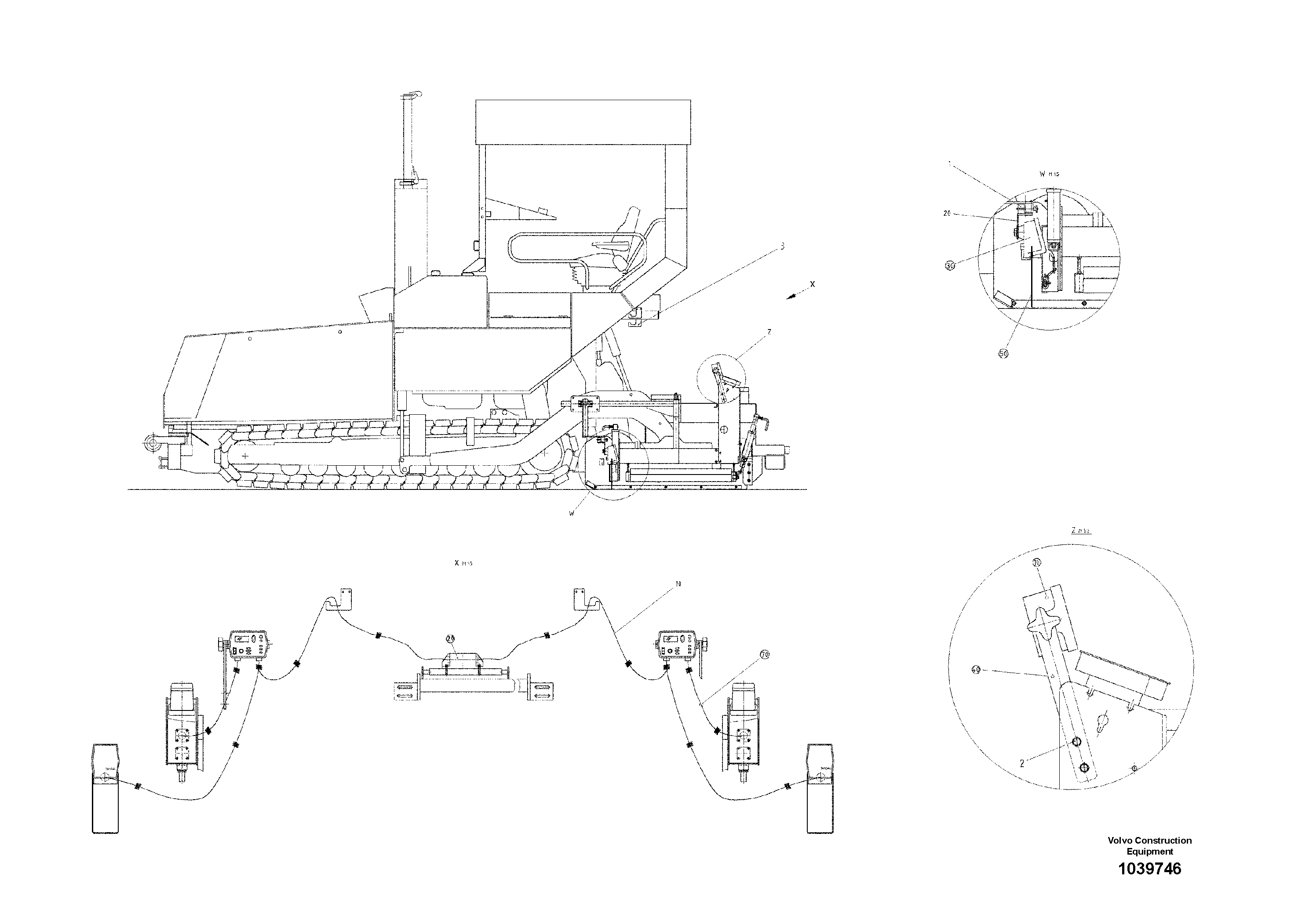 Схема запчастей Volvo ABG7820B - 49521 Lev. kit Dual Tracker And Slope ABG7820/ABG7820B ABG7820 S/N 21064-23058 ABG7820B S/N 23059 -