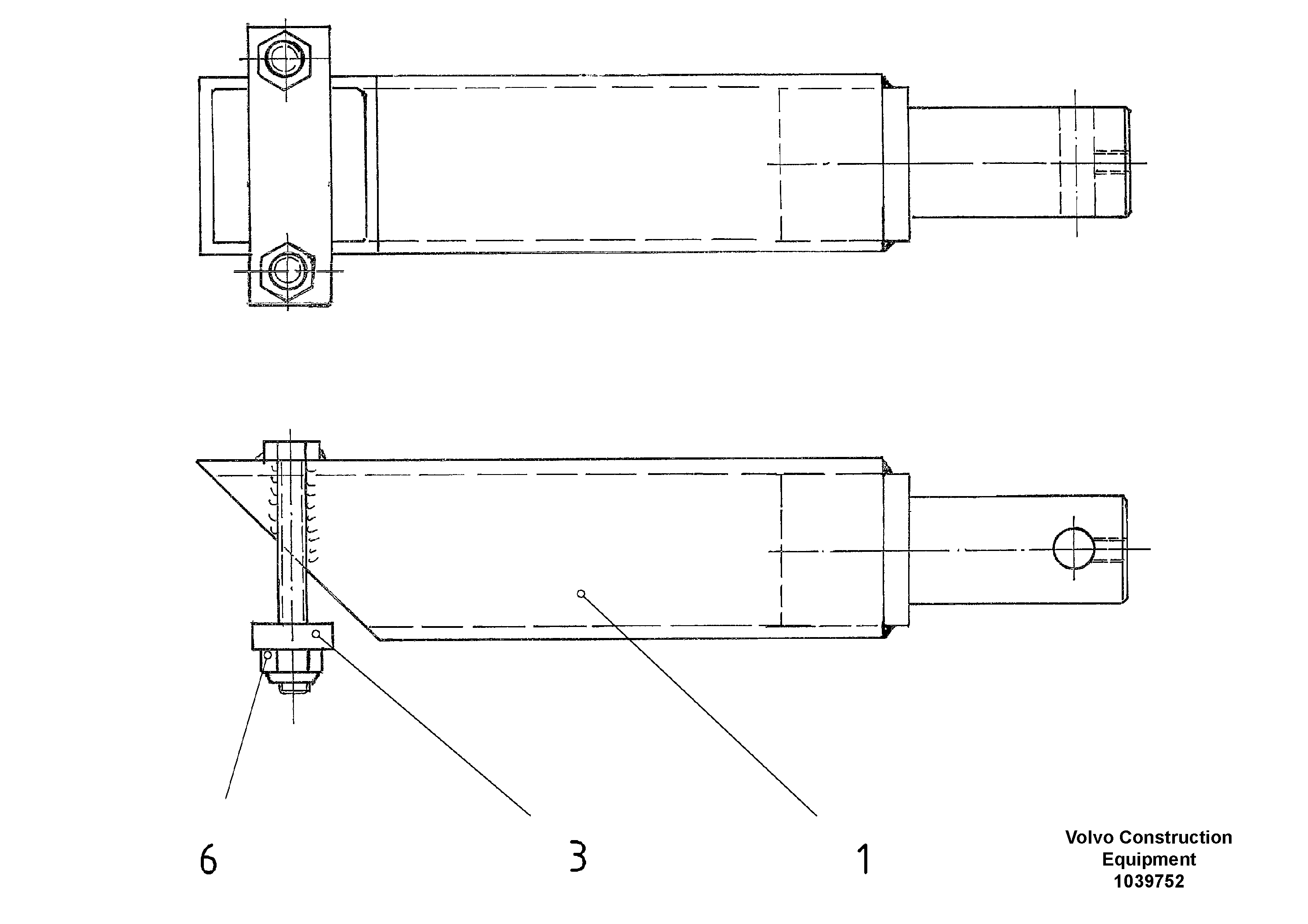 Схема запчастей Volvo ABG7820B - 45595 Outrigger ABG7820/ABG7820B ABG7820 S/N 21064-23058 ABG7820B S/N 23059 -