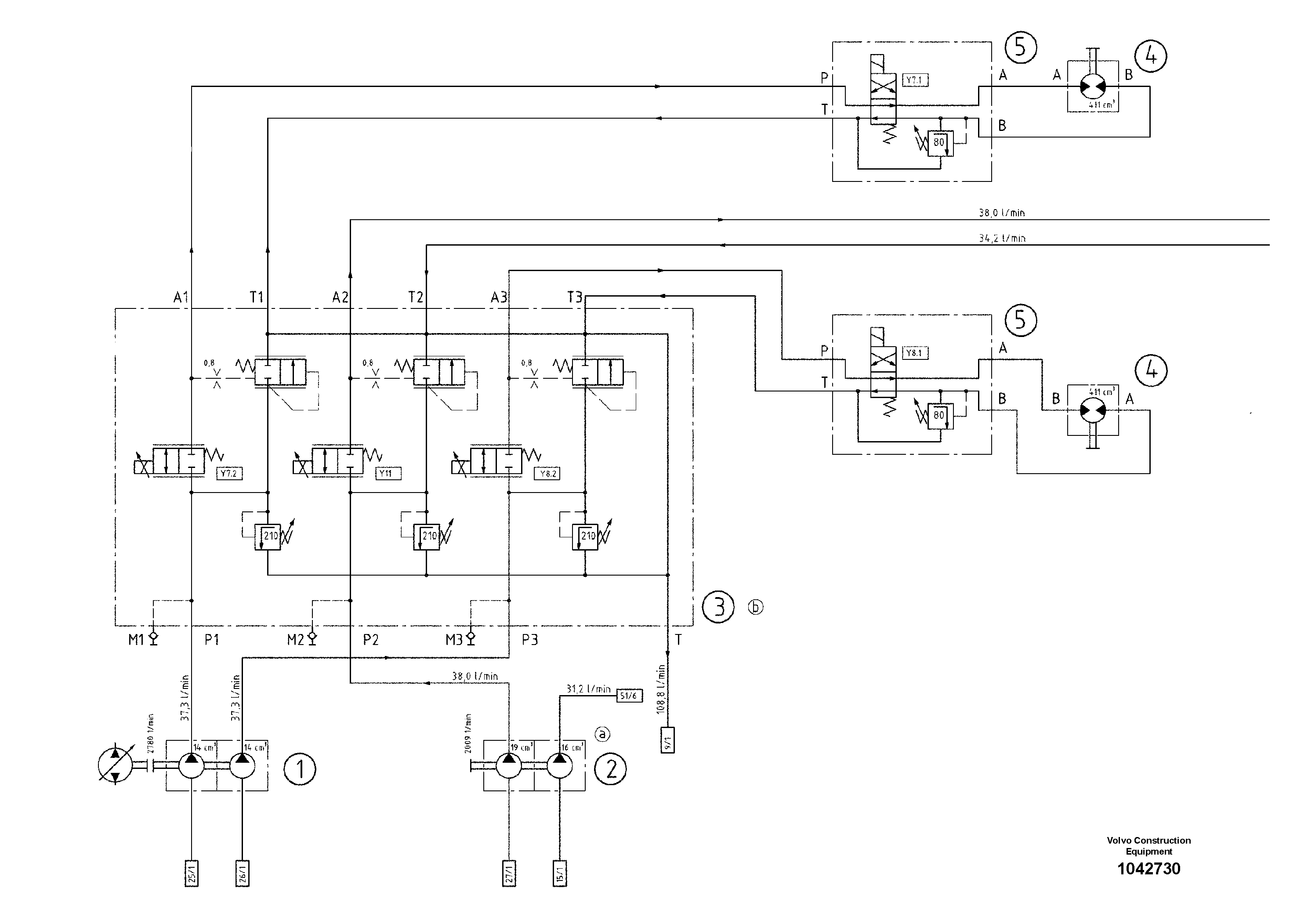 Схема запчастей Volvo ABG7820B - 43181 Diagram ABG7820/ABG7820B ABG7820 S/N 21064-23058 ABG7820B S/N 23059 -