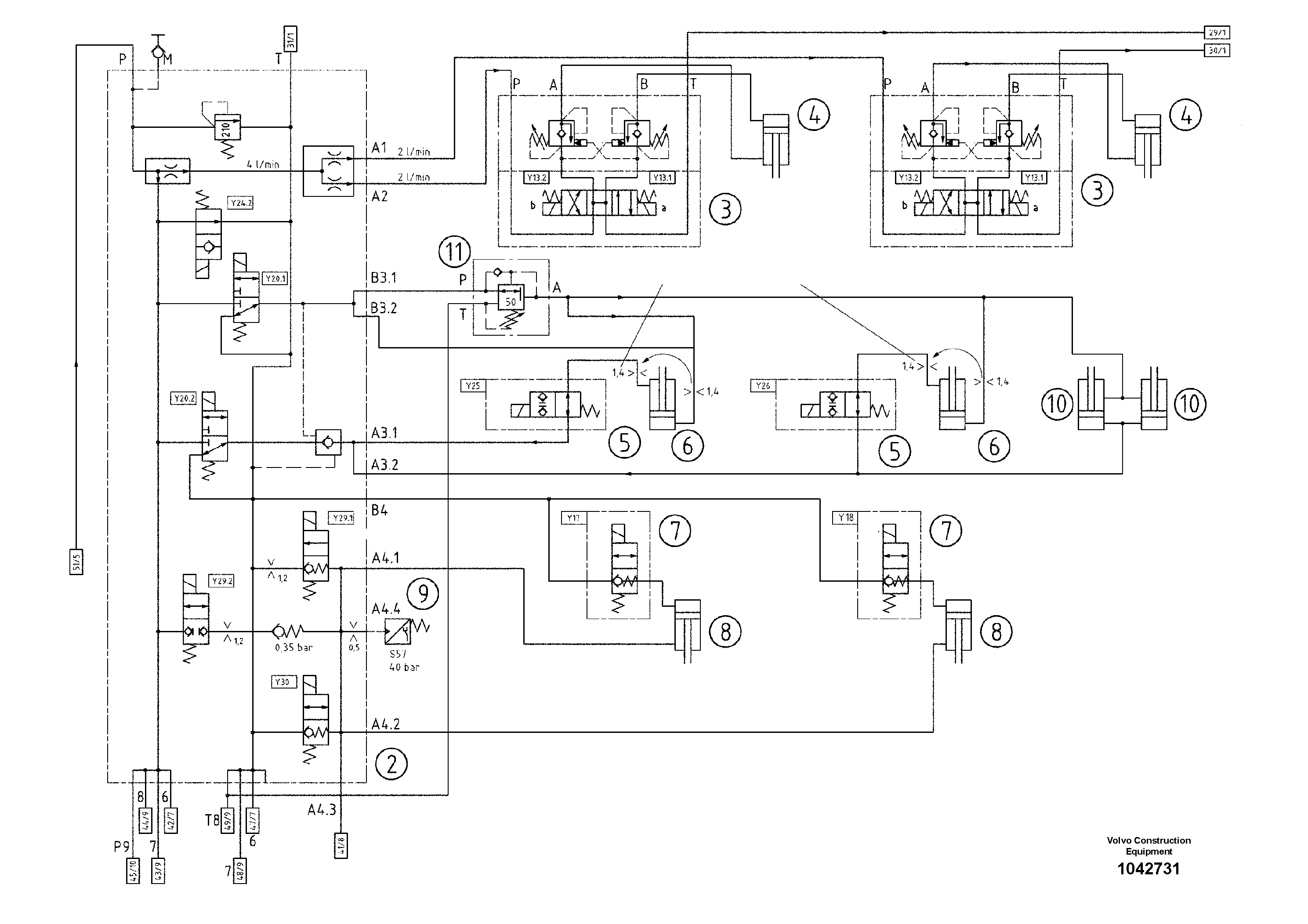 Схема запчастей Volvo ABG7820B - 43183 Diagram ABG7820/ABG7820B ABG7820 S/N 21064-23058 ABG7820B S/N 23059 -