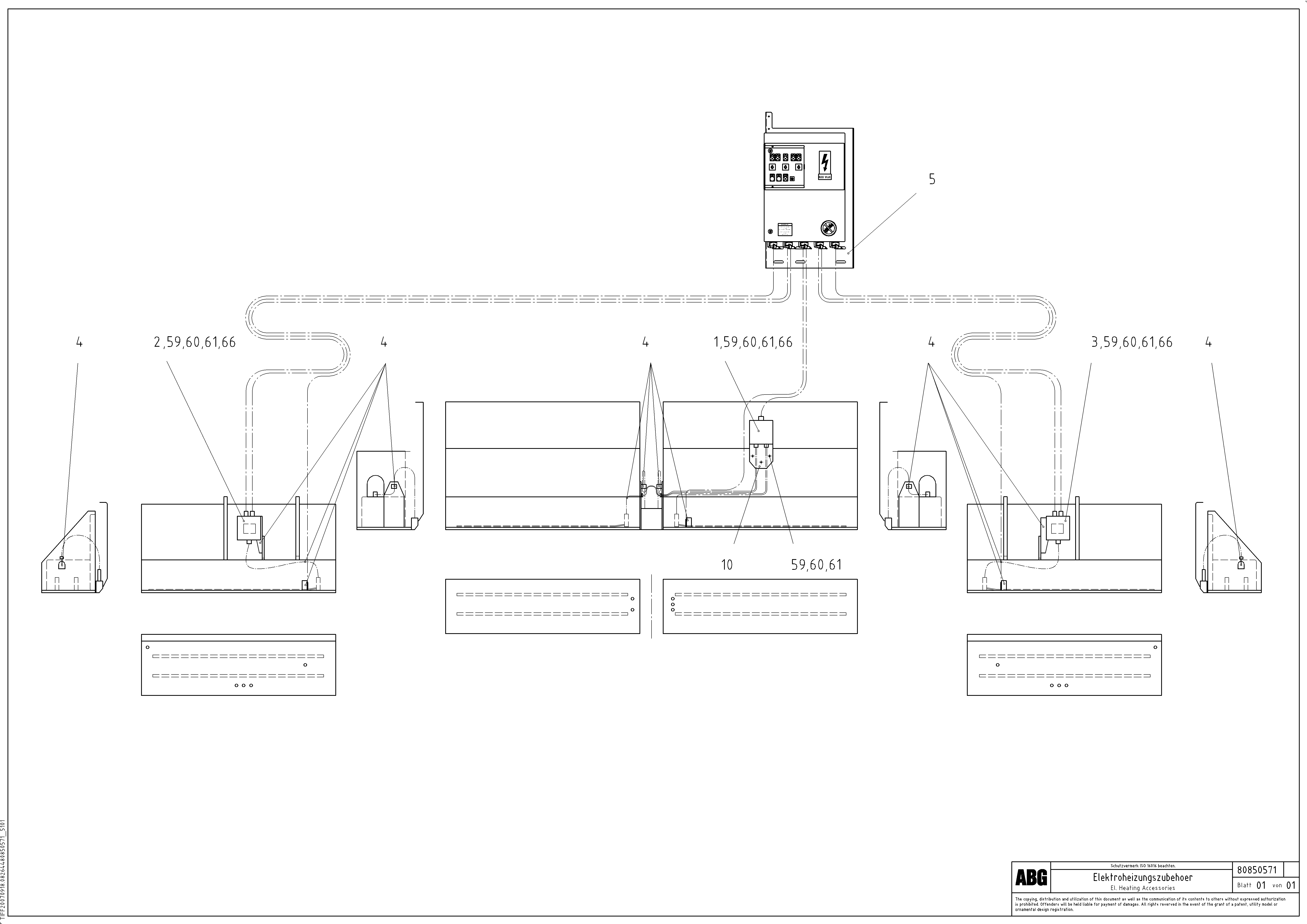 Схема запчастей Volvo ABG7820B - 79682 Electrical heating accessories for basic and extandable screed VDT-V 78 ETC ATT. SCREED 2,5 - 9,0 M ABG6820, ABG7820/ABG7820B