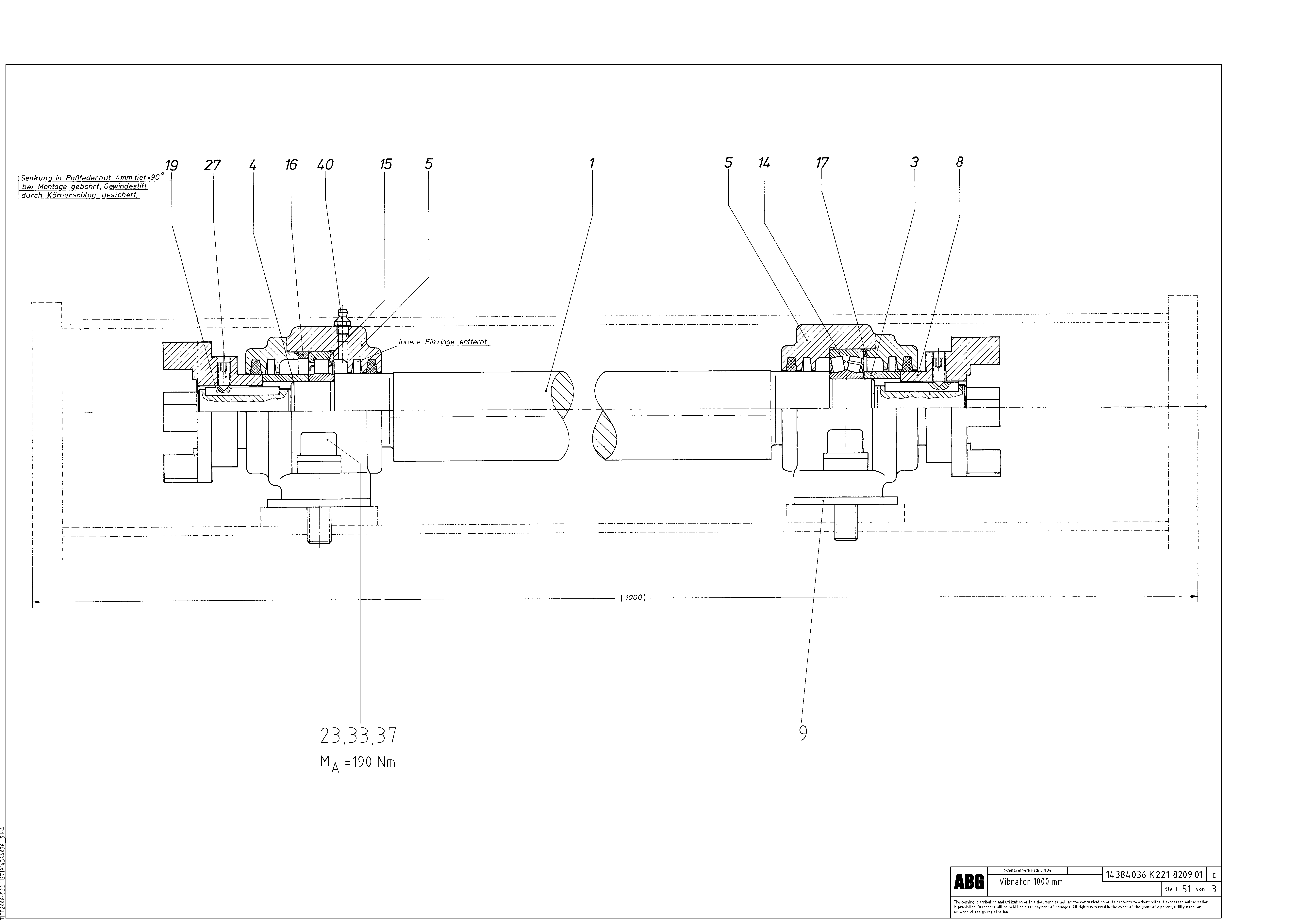 Схема запчастей Volvo ABG7820B - 88780 Vibrator for extension VDT 121 ATT. SCREED 2,5 - 9,0 M ABG7820/ABG7820B