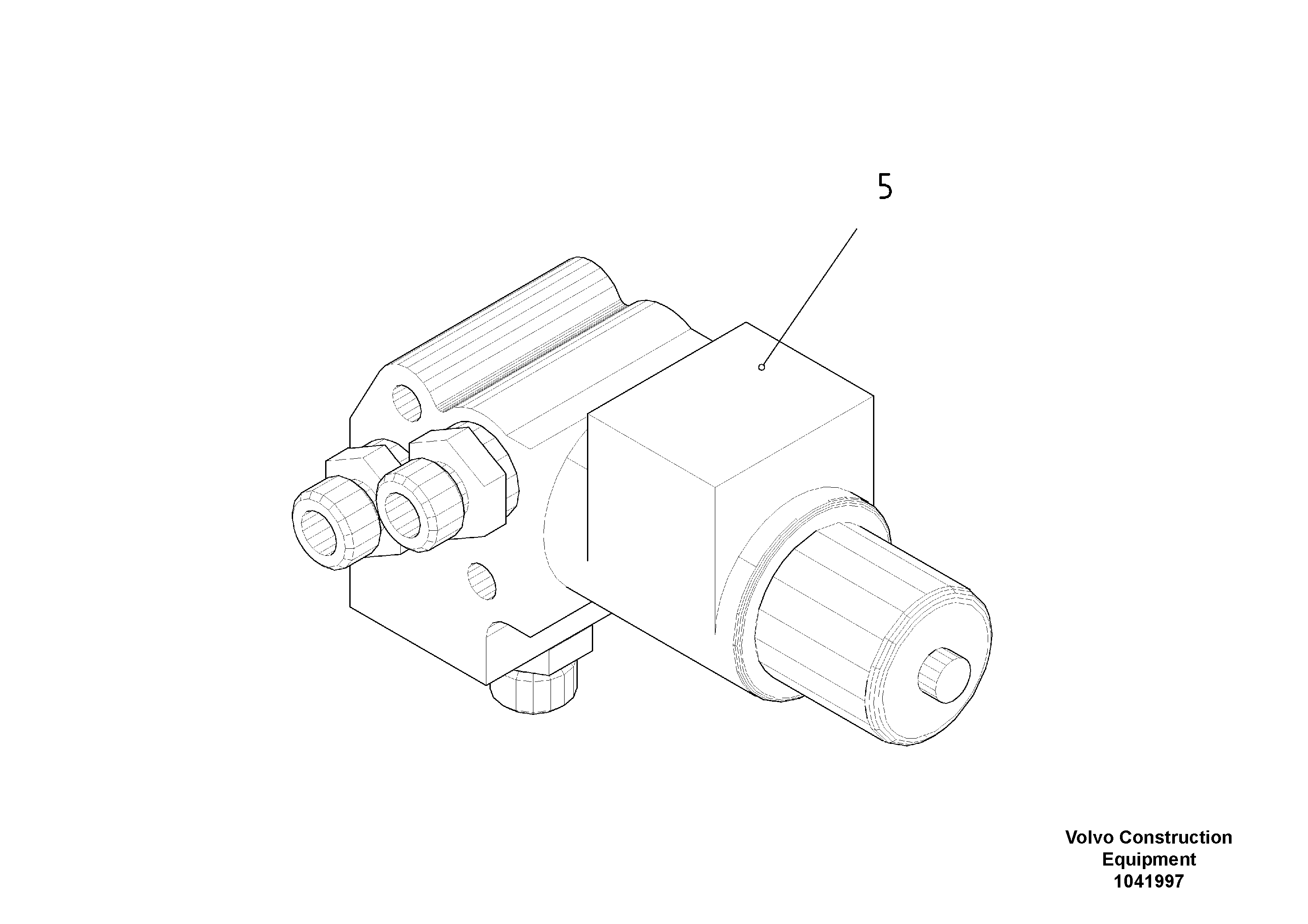 Схема запчастей Volvo ABG7820B - 43359 Valve Block Brake ABG7820/ABG7820B ABG7820 S/N 21064-23058 ABG7820B S/N 23059 -