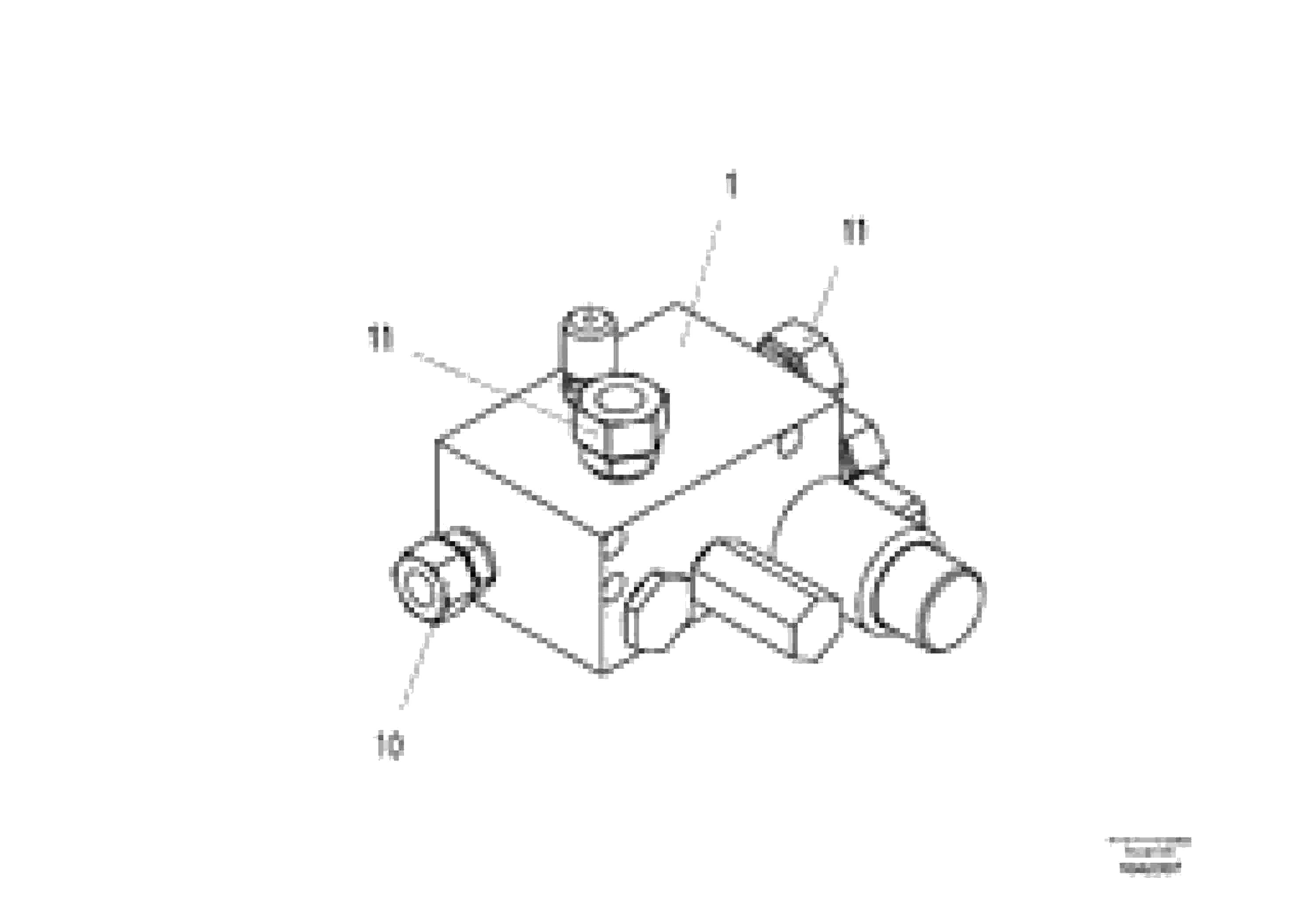 Схема запчастей Volvo ABG8820B - 56628 Control Block Vibration ABG8820/ABG8820B ABG8820 S/N 21098-23354 ABG8820B S/N 23355-