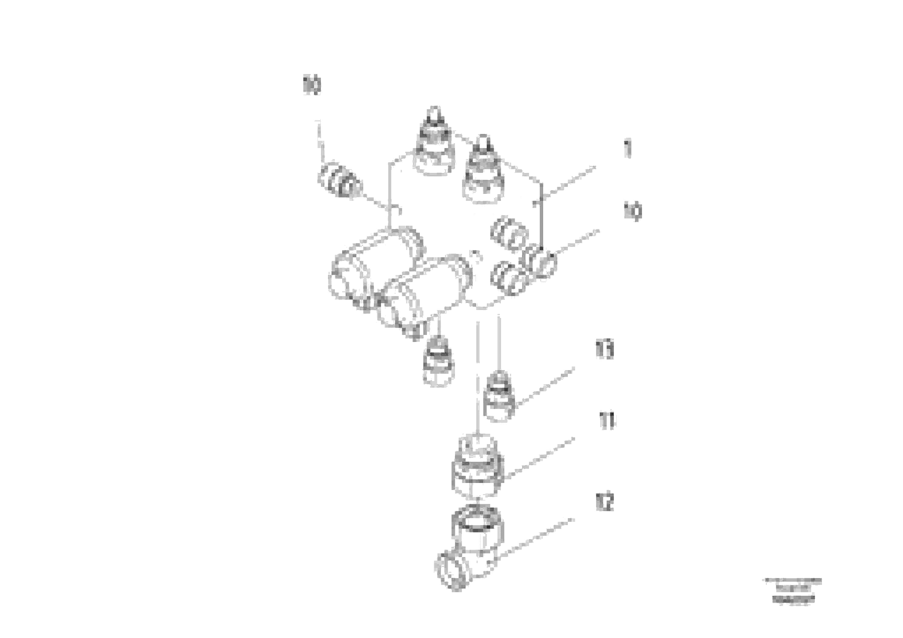 Схема запчастей Volvo ABG8820B - 56631 Control block ABG8820/ABG8820B ABG8820 S/N 21098-23354 ABG8820B S/N 23355-