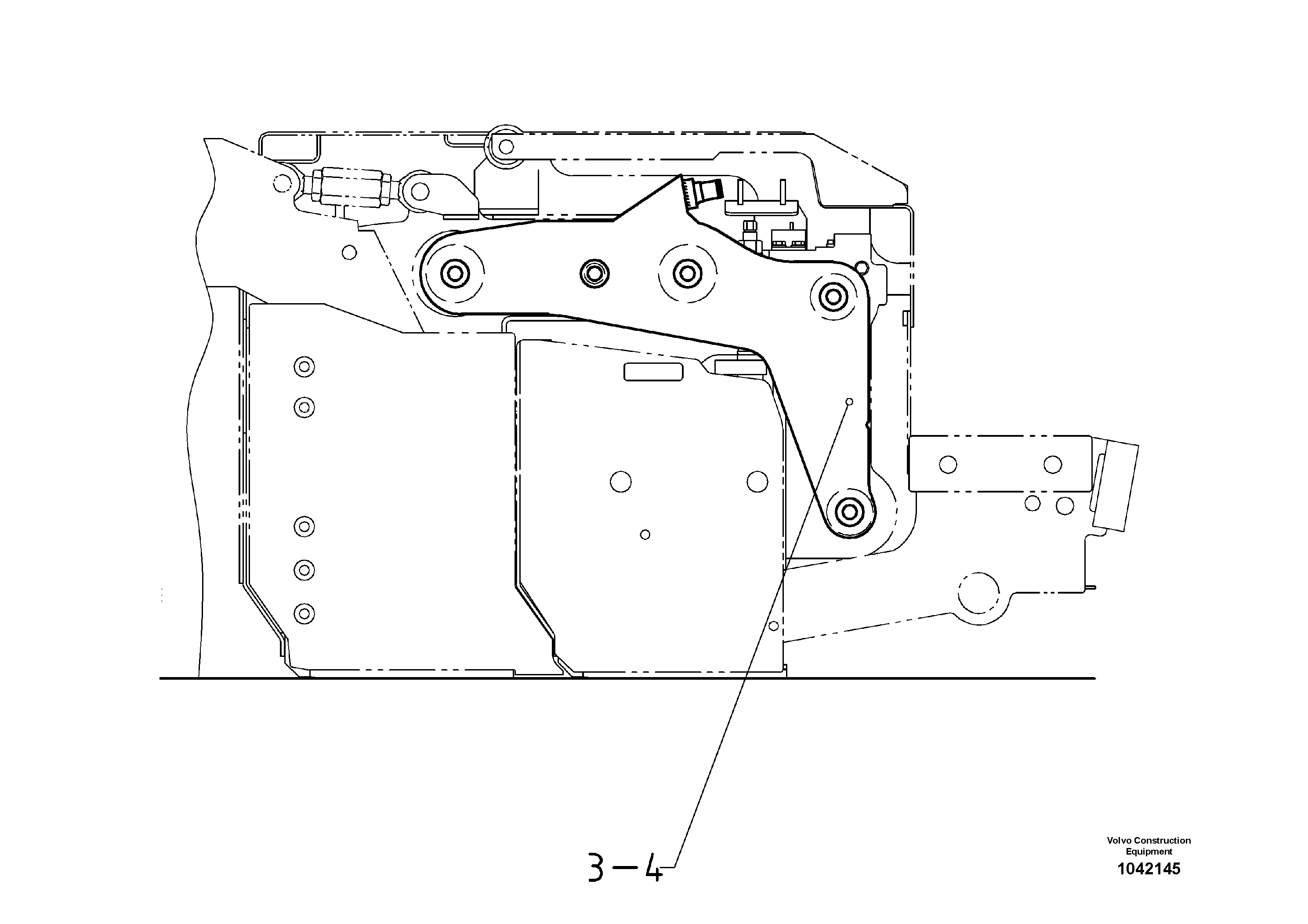 Схема запчастей Volvo ABG8820B - 51237 Side Piece ABG8820/ABG8820B ABG8820 S/N 21098-23354 ABG8820B S/N 23355-