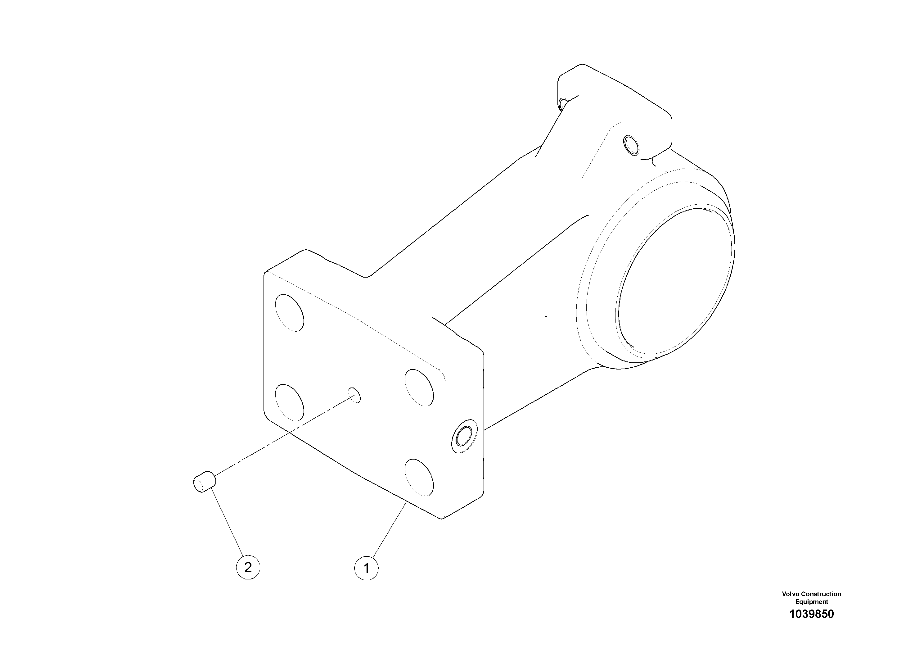 Схема запчастей Volvo ABG8820B - 99428 Bearing Support ABG8820/ABG8820B ABG8820 S/N 21098-23354 ABG8820B S/N 23355-