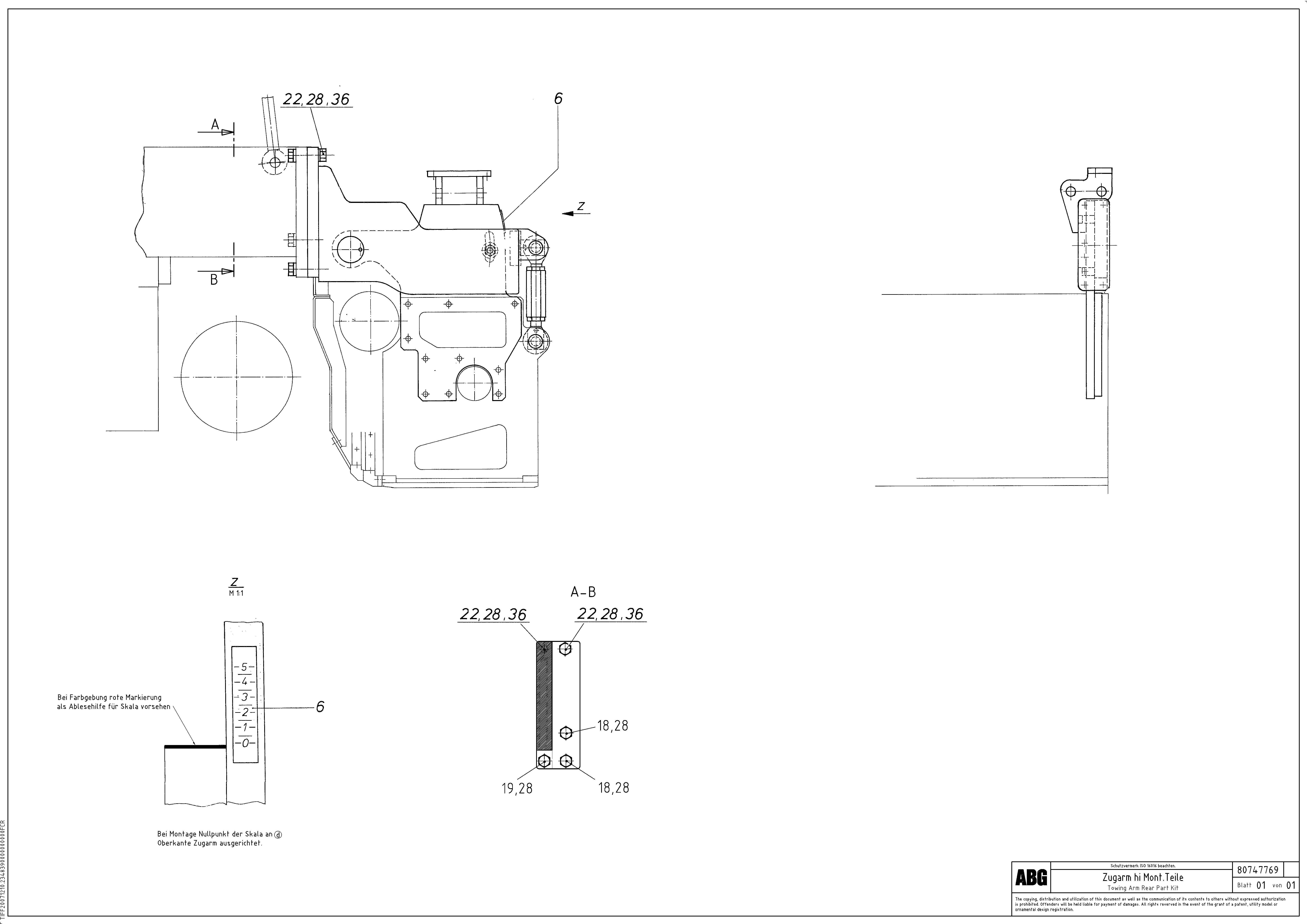 Схема запчастей Volvo ABG8820B - 90458 Mounting parts for towing arms rear VDT 121 ATT. SCREEDS 2,5 -13,0M ABG8820/ABG8820B