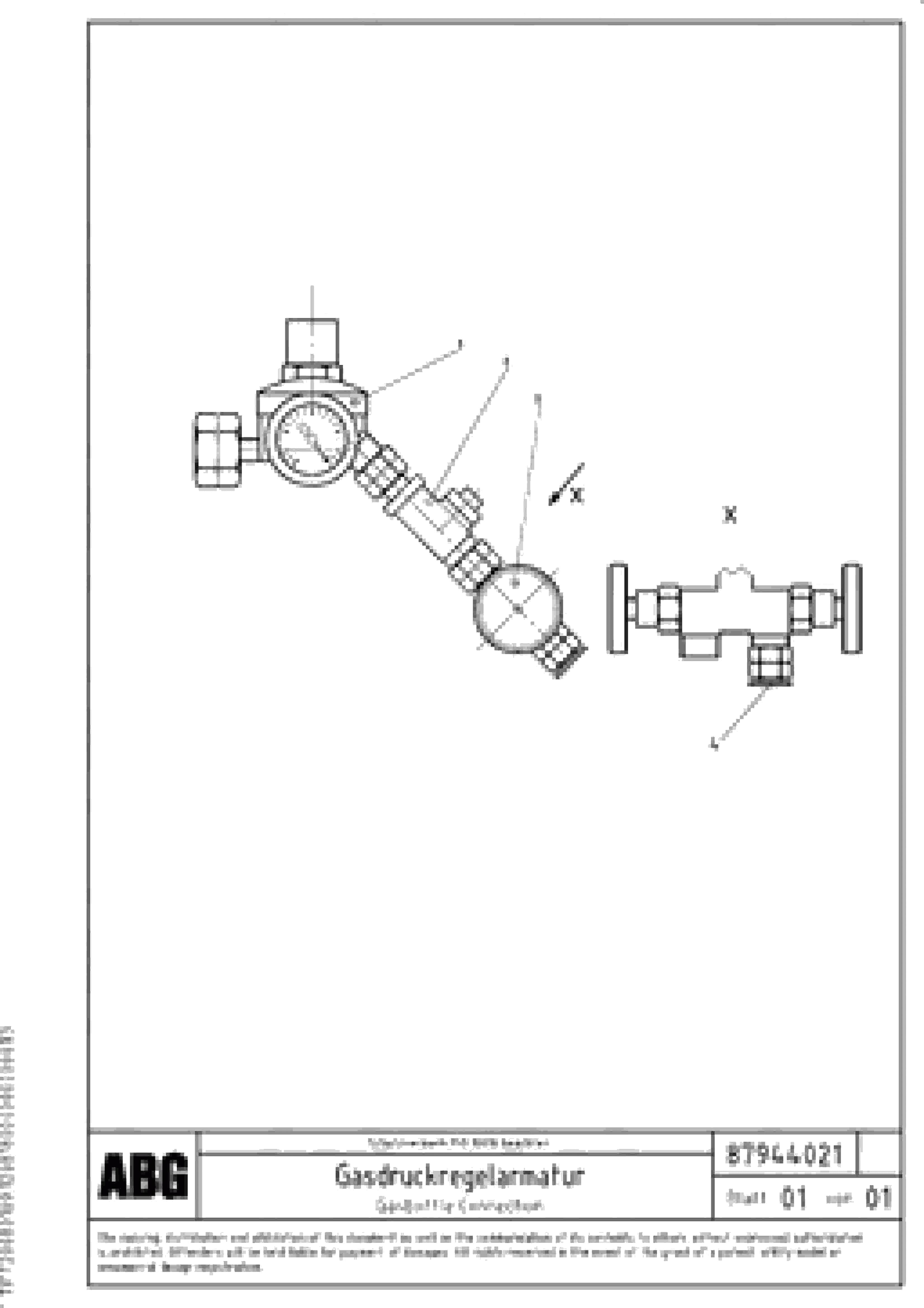 Схема запчастей Volvo ABG8820B - 68308 Gasbottle connection VB 88 GTC ATT. SCREEDS 3,0 -10,0M ABG8820/ABG8820B