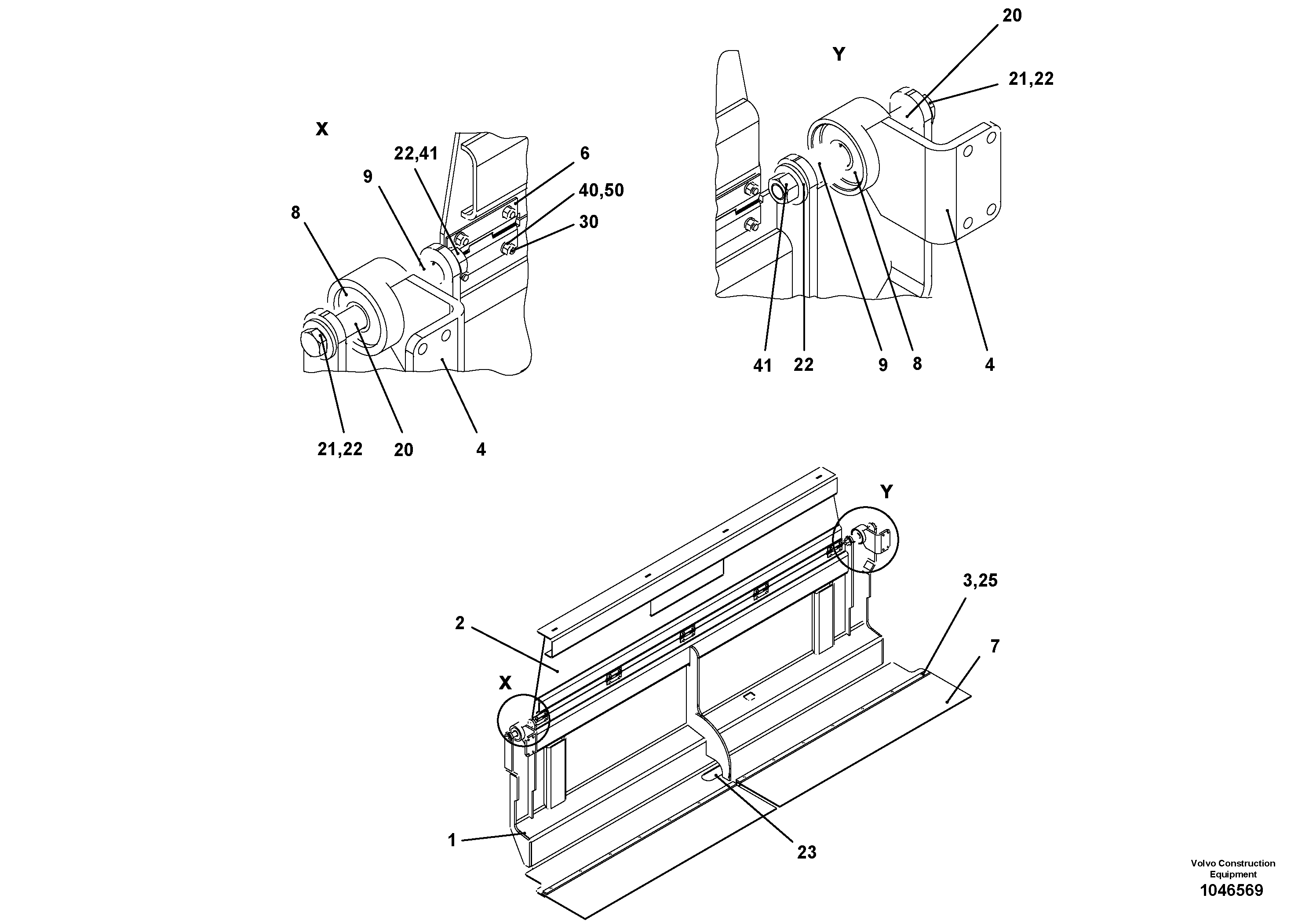 Схема запчастей Volvo ABG8820B - 78627 Cover plate for basic screed VB 78 GTC ATT. SCREEDS 2,5 - 9,0M ABG8820, ABG8820B