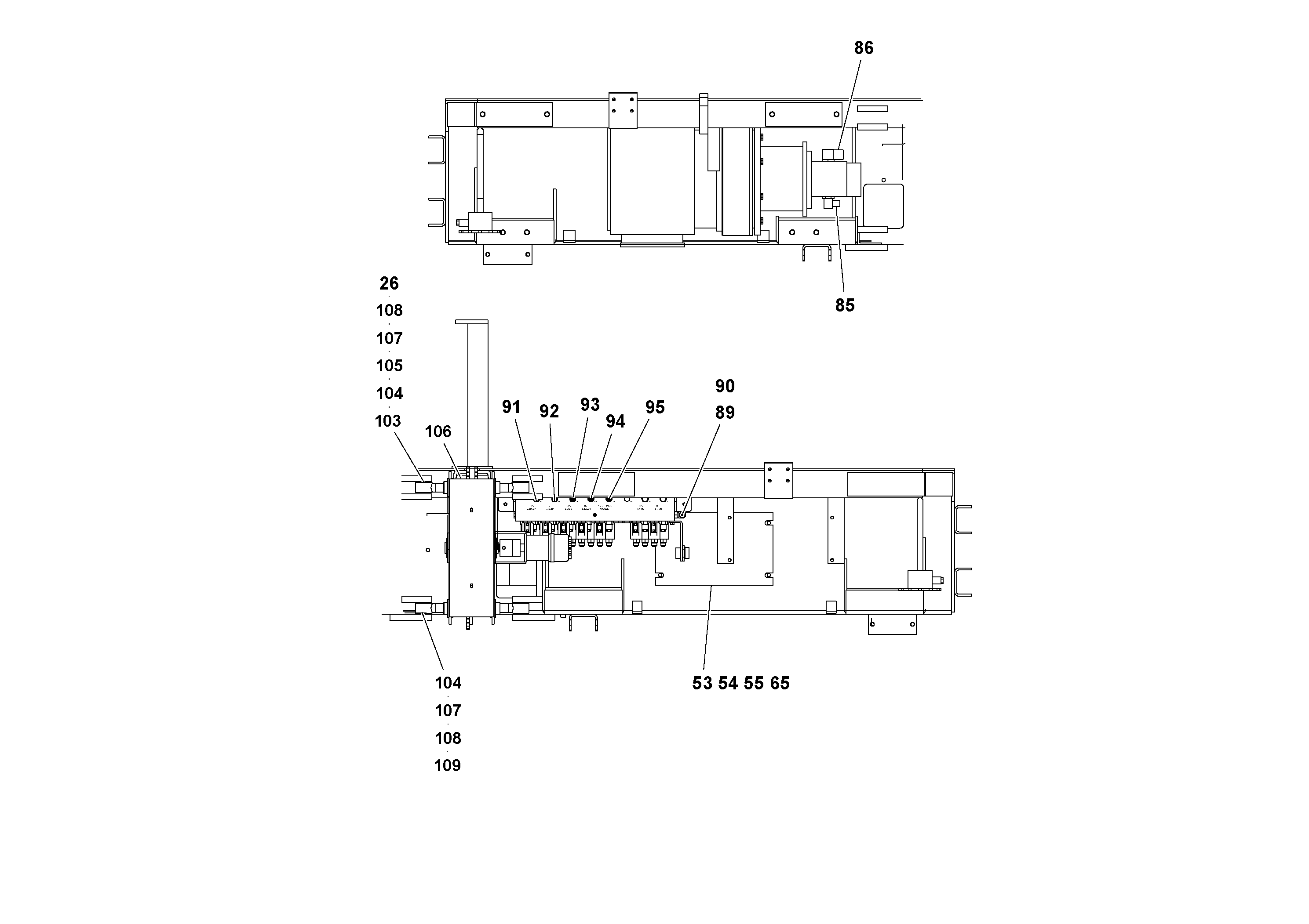 Схема запчастей Volvo OMNI IIIE - 52147 Main Screed Assembly 