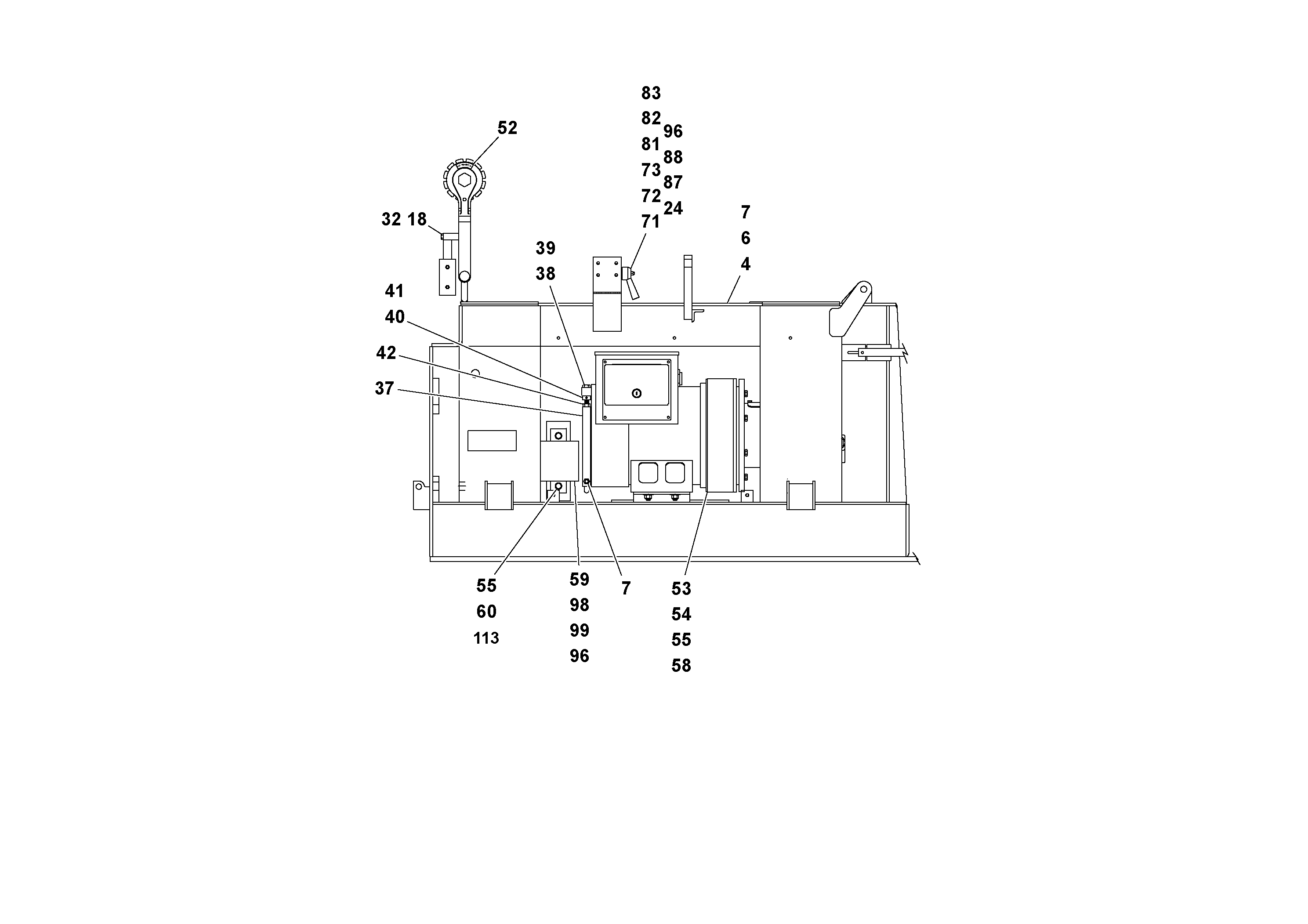 Схема запчастей Volvo OMNI IIIE - 66030 Main Screed Assembly 