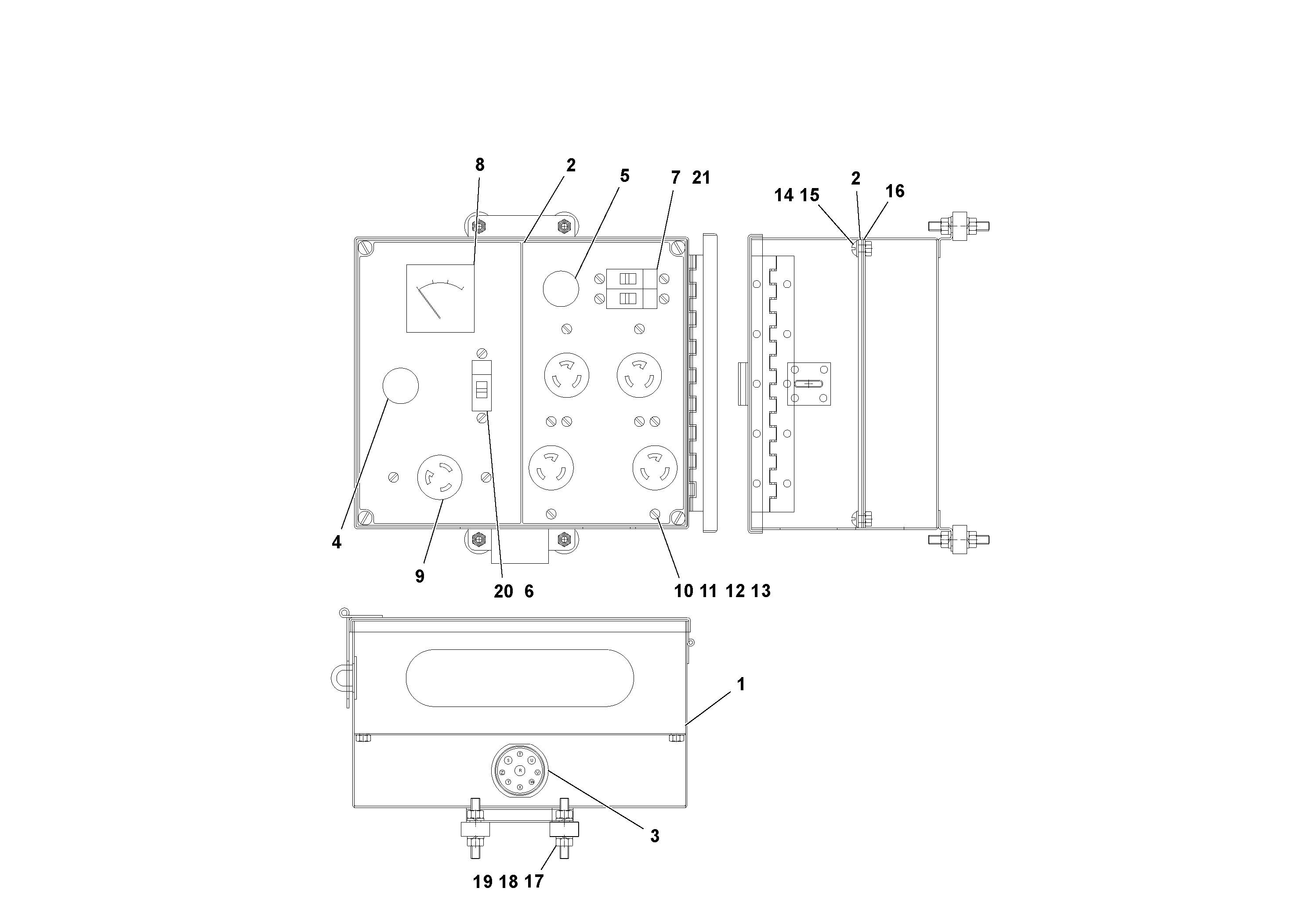 Схема запчастей Volvo OMNI IIIE - 95697 Power Outlet Box 