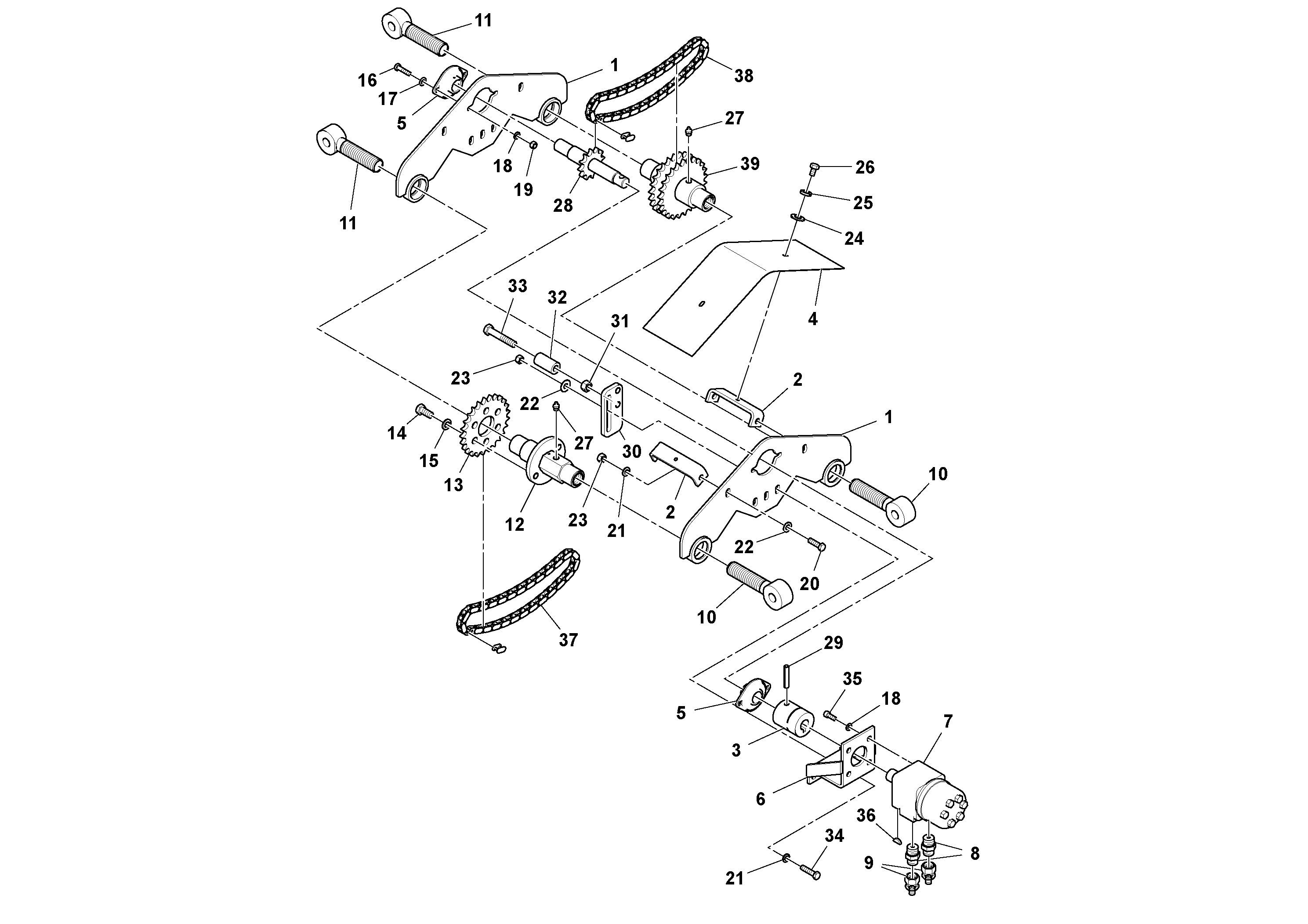 Схема запчастей Volvo OMNI IIIE - 56724 Power Crown Assembly 