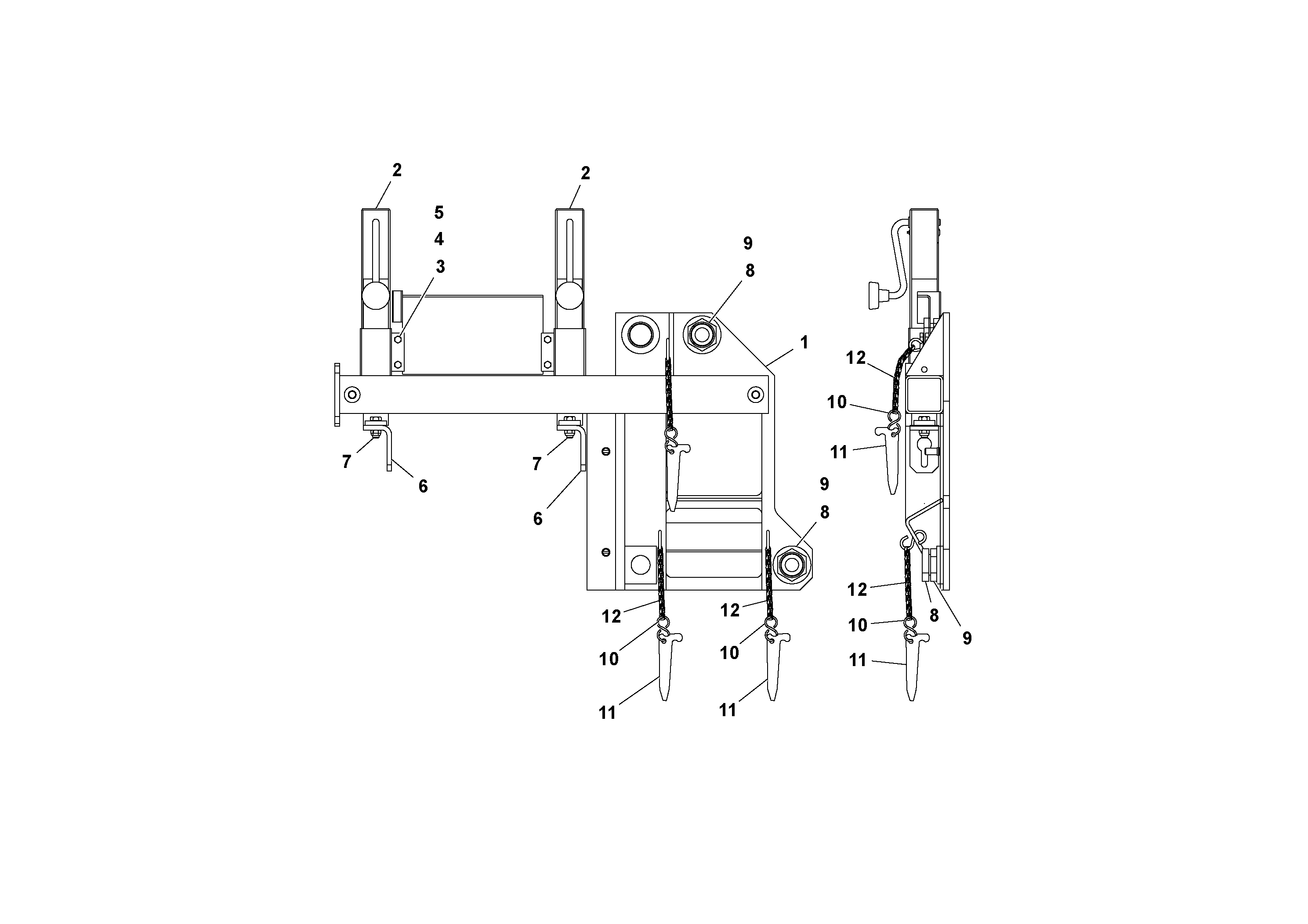 Схема запчастей Volvo OMNI IIIE - 32456 Edger Guide Assembly 