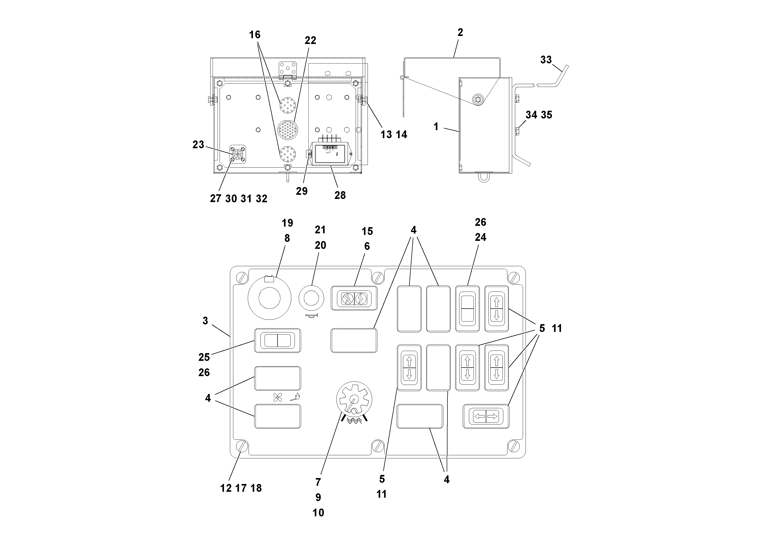 Схема запчастей Volvo OMNI IIIE - 66673 Control Box Assembly 