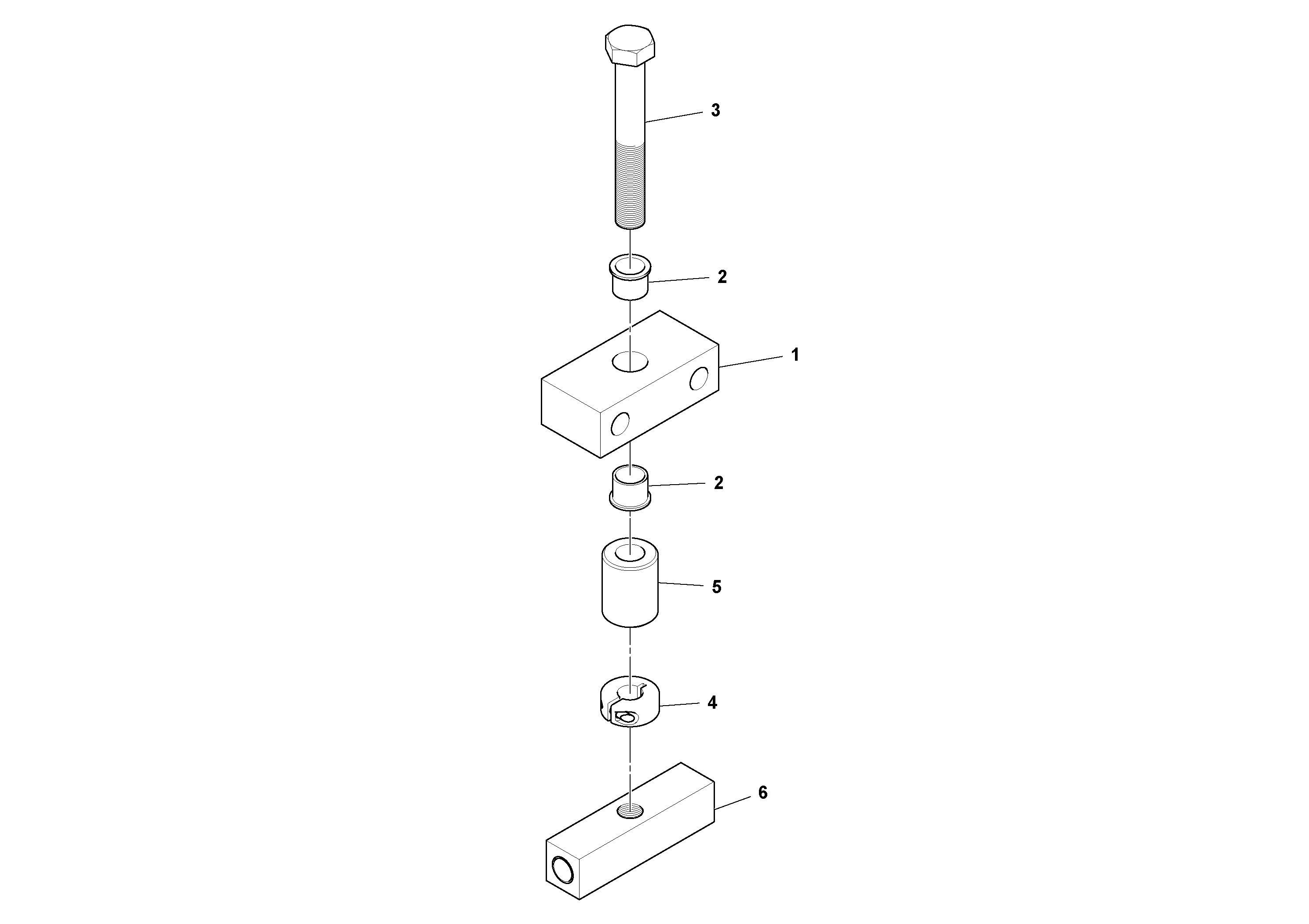 Схема запчастей Volvo OMNI 318 SCREED PF6110, PF6160, PF6170 - 59066 Aoa Adjuster Assembly 