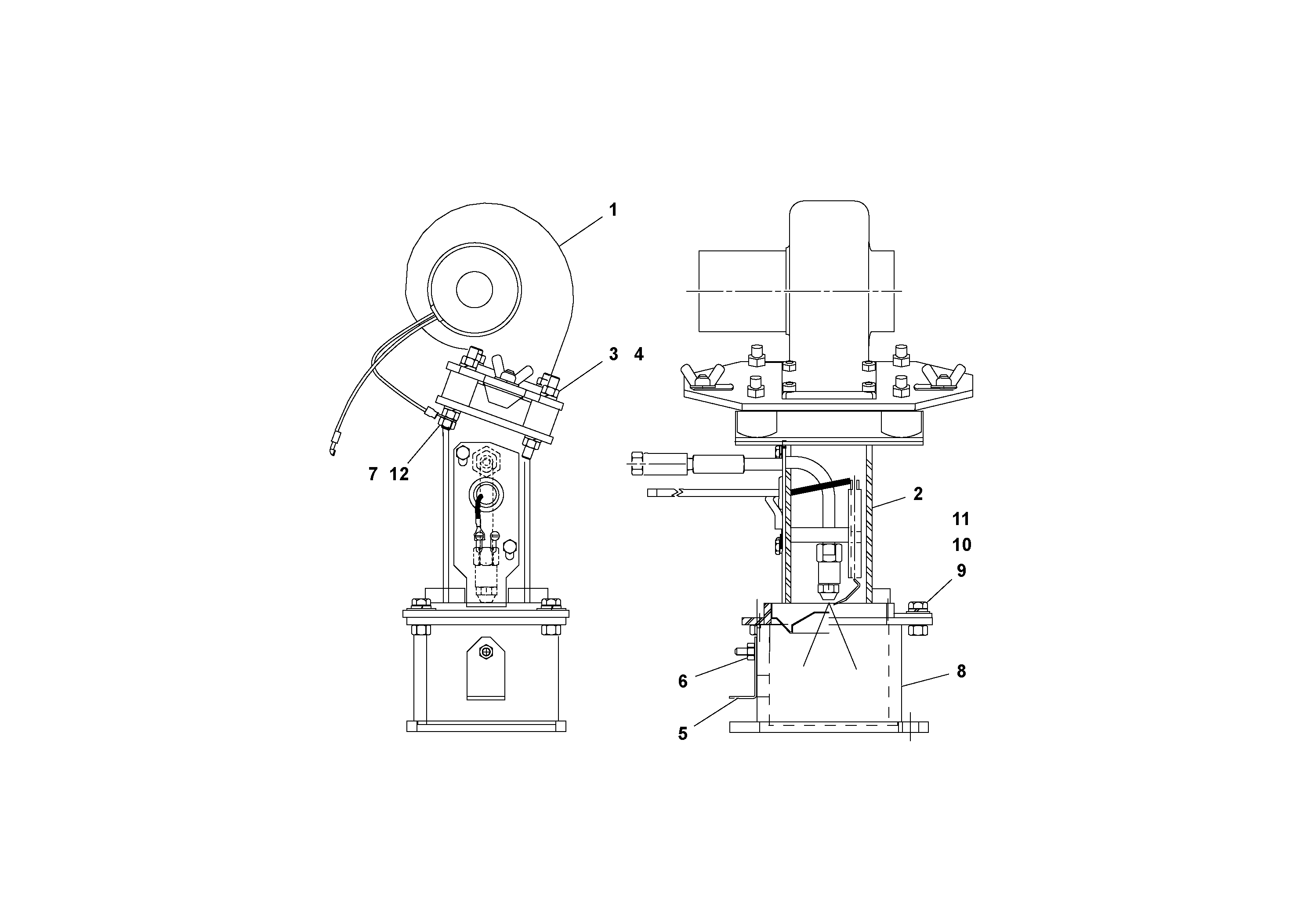 Схема запчастей Volvo OMNI IIIA - 49462 Extension Burner Assembly 