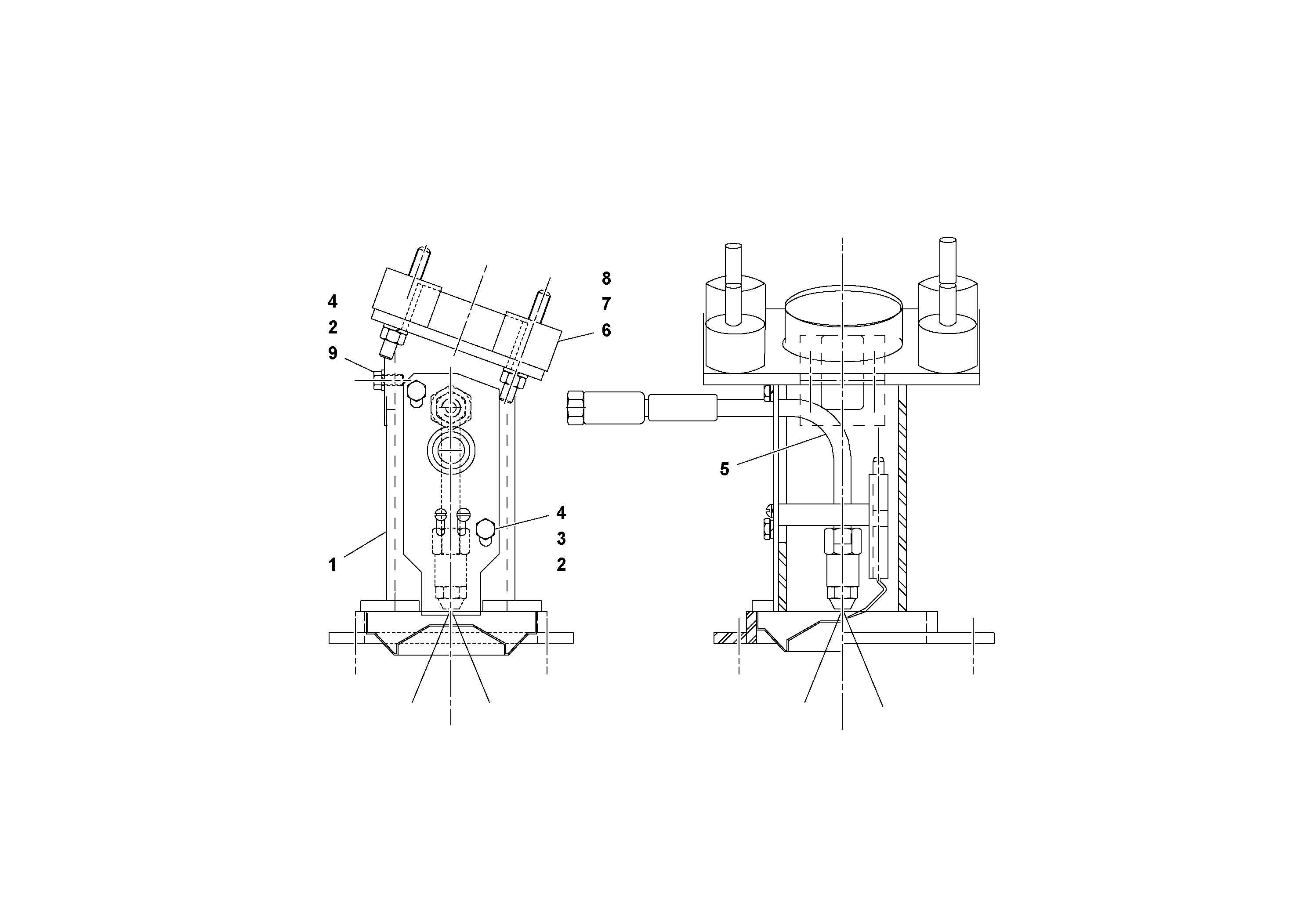 Схема запчастей Volvo OMNI IIIA - 49463 Extension Burner sub-assembly 