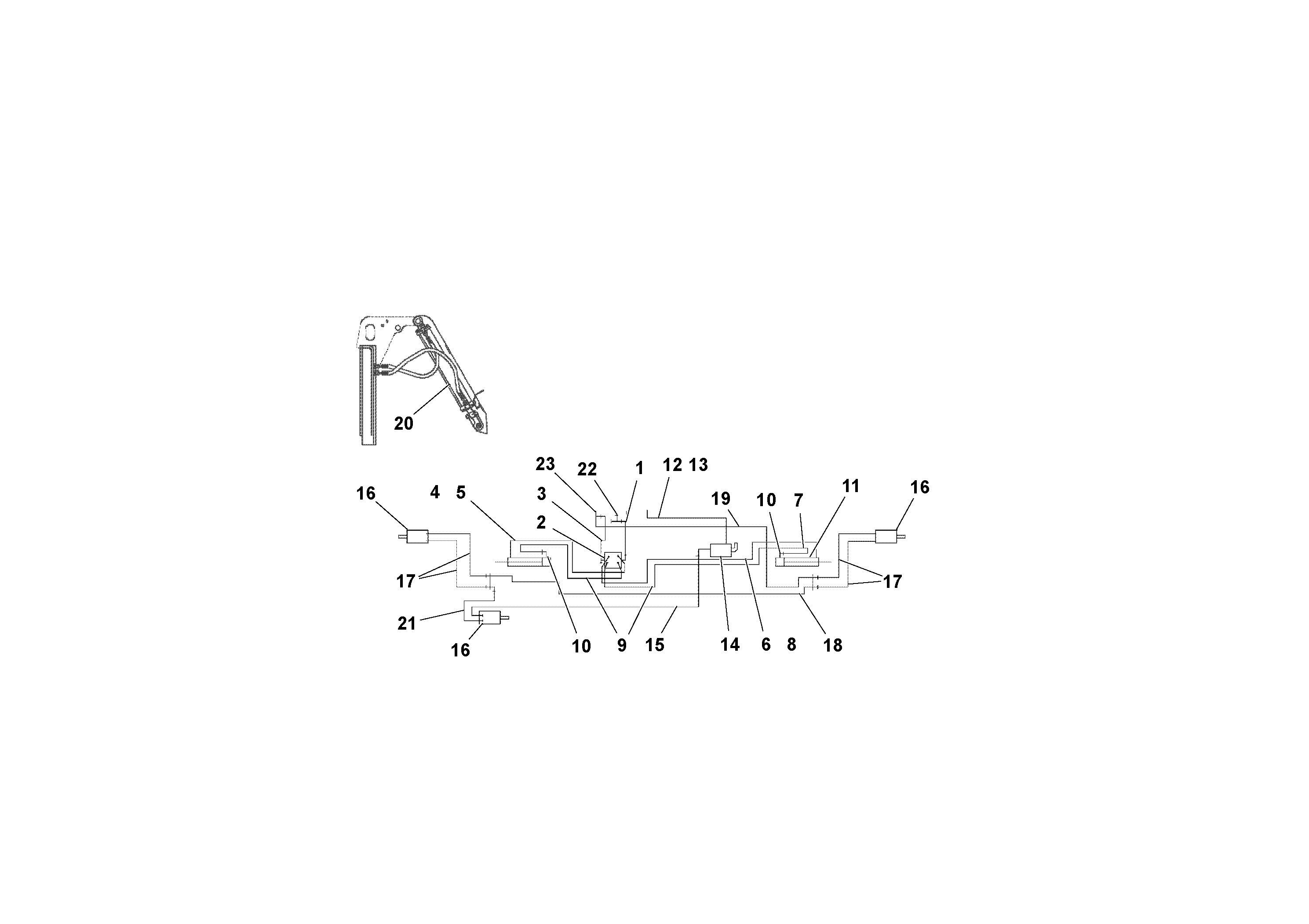 Схема запчастей Volvo OMNI 1A - 68150 Hydraulic Components 