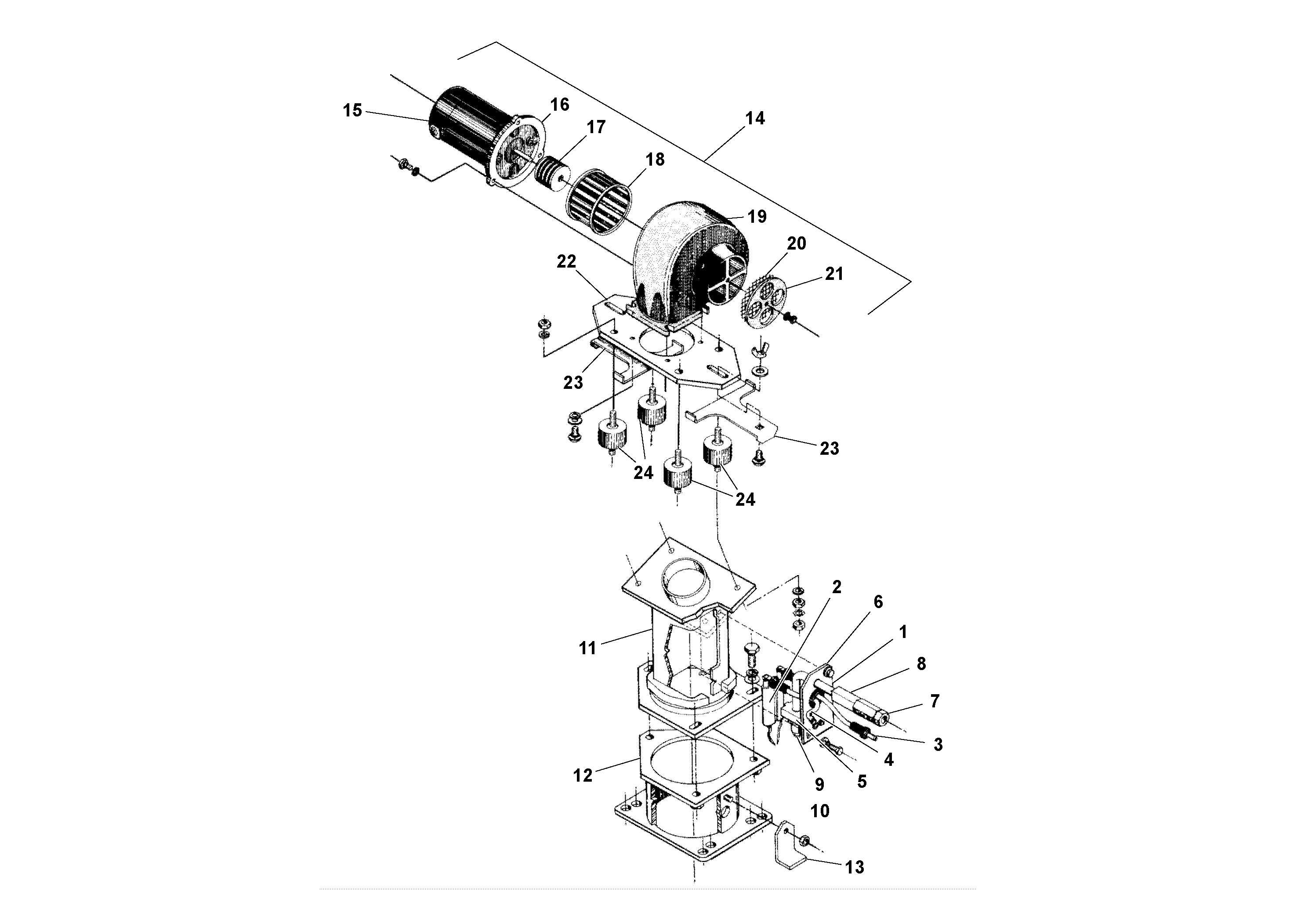 Схема запчастей Volvo OMNI 1A - 59289 Screed Heater Assemblies 