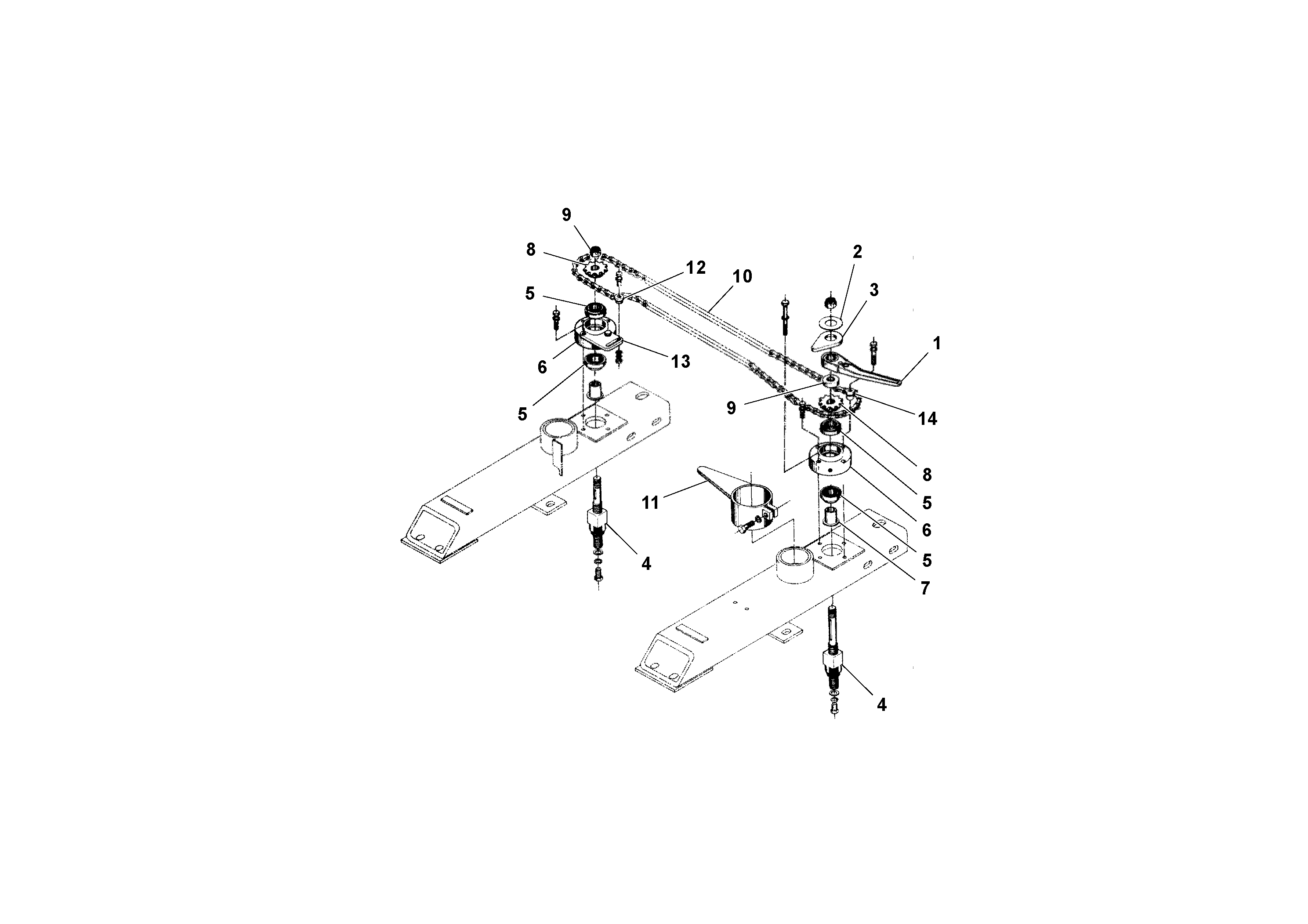 Схема запчастей Volvo OMNI 1A - 63838 Extension Depth Adjusting Assembly 