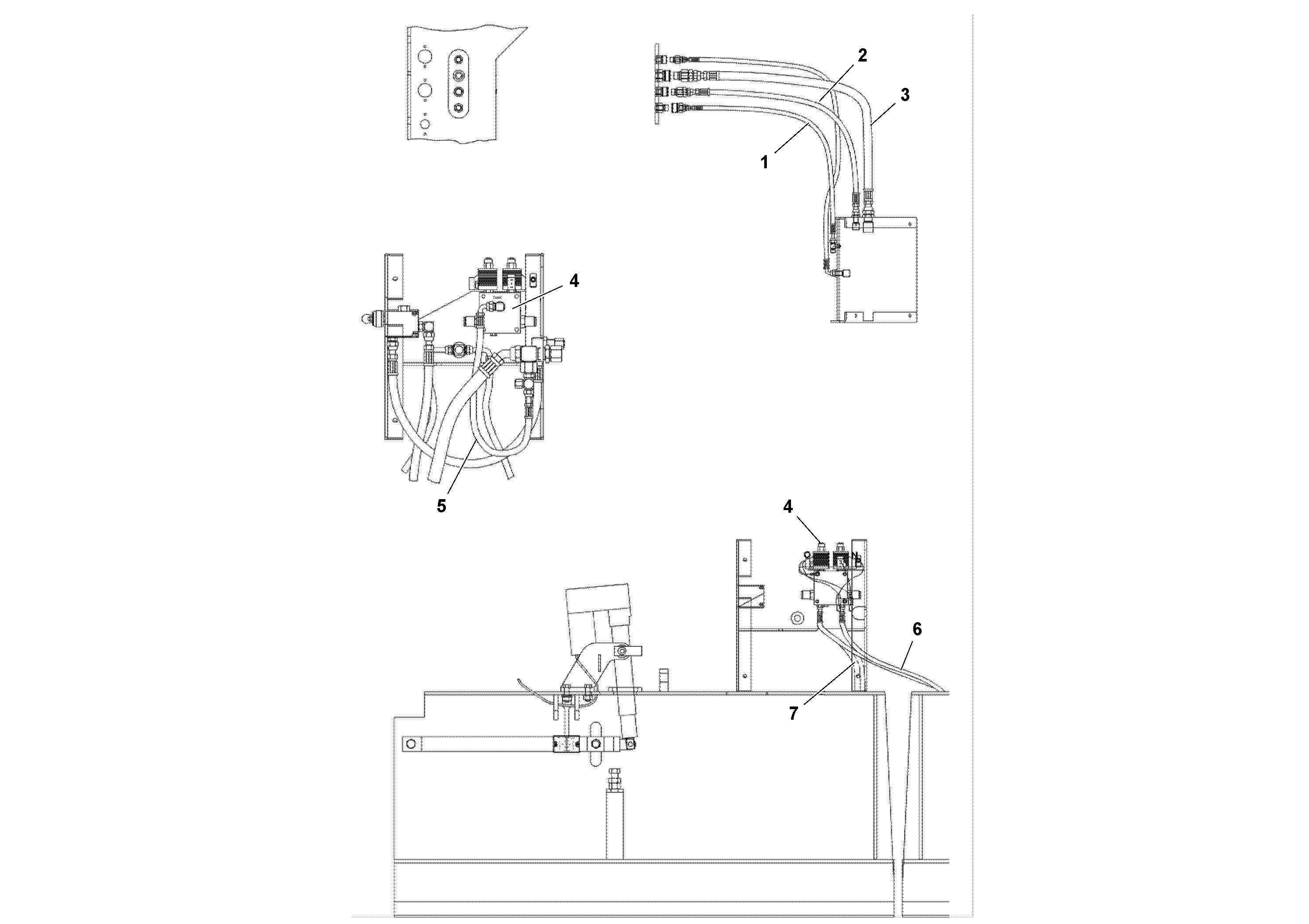 Схема запчастей Volvo 3/6 HSE - 55451 Hydraulic Components 