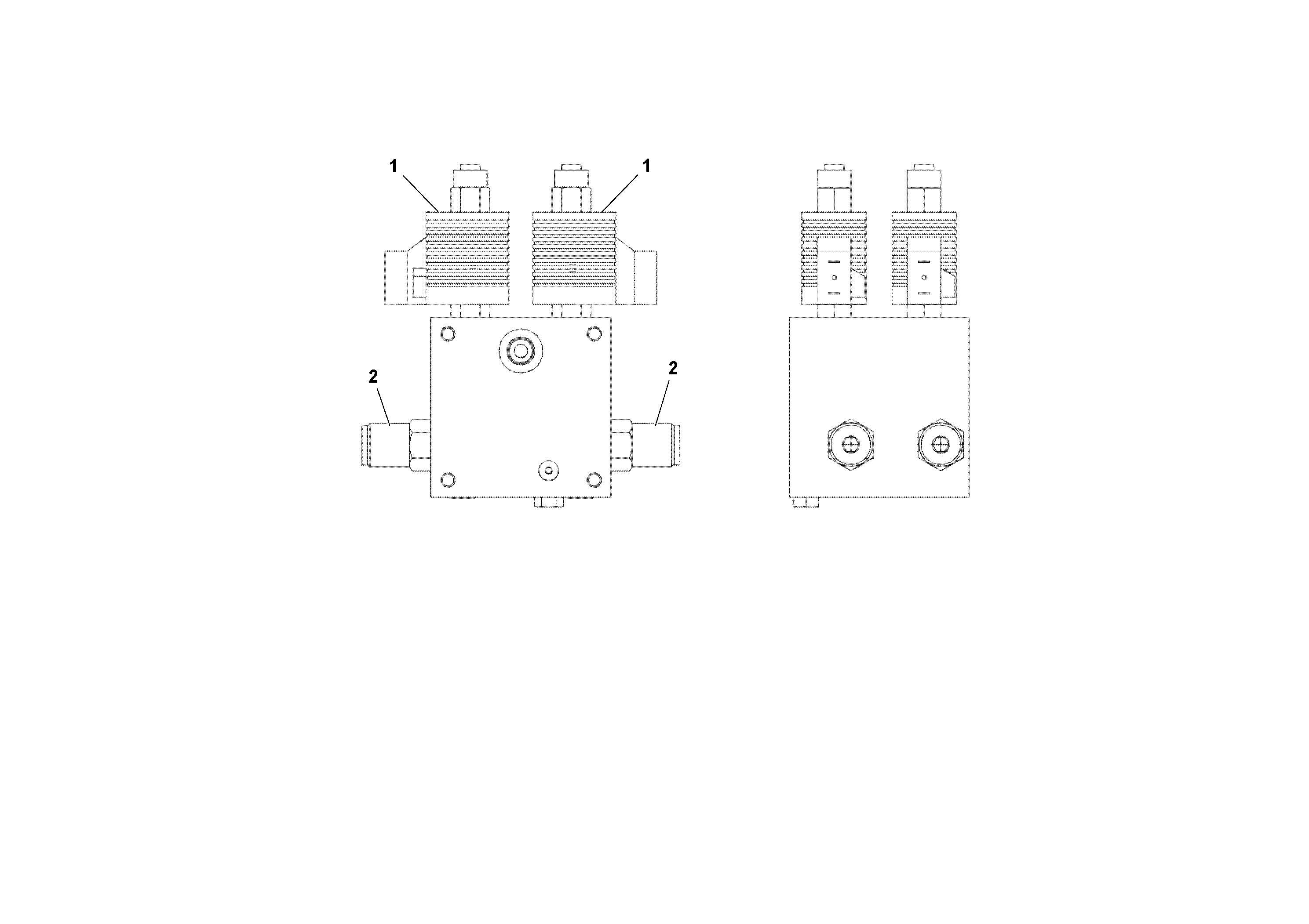 Схема запчастей Volvo 3/6 HSE - 50101 Hydraulic Screed Extension Control Valve 