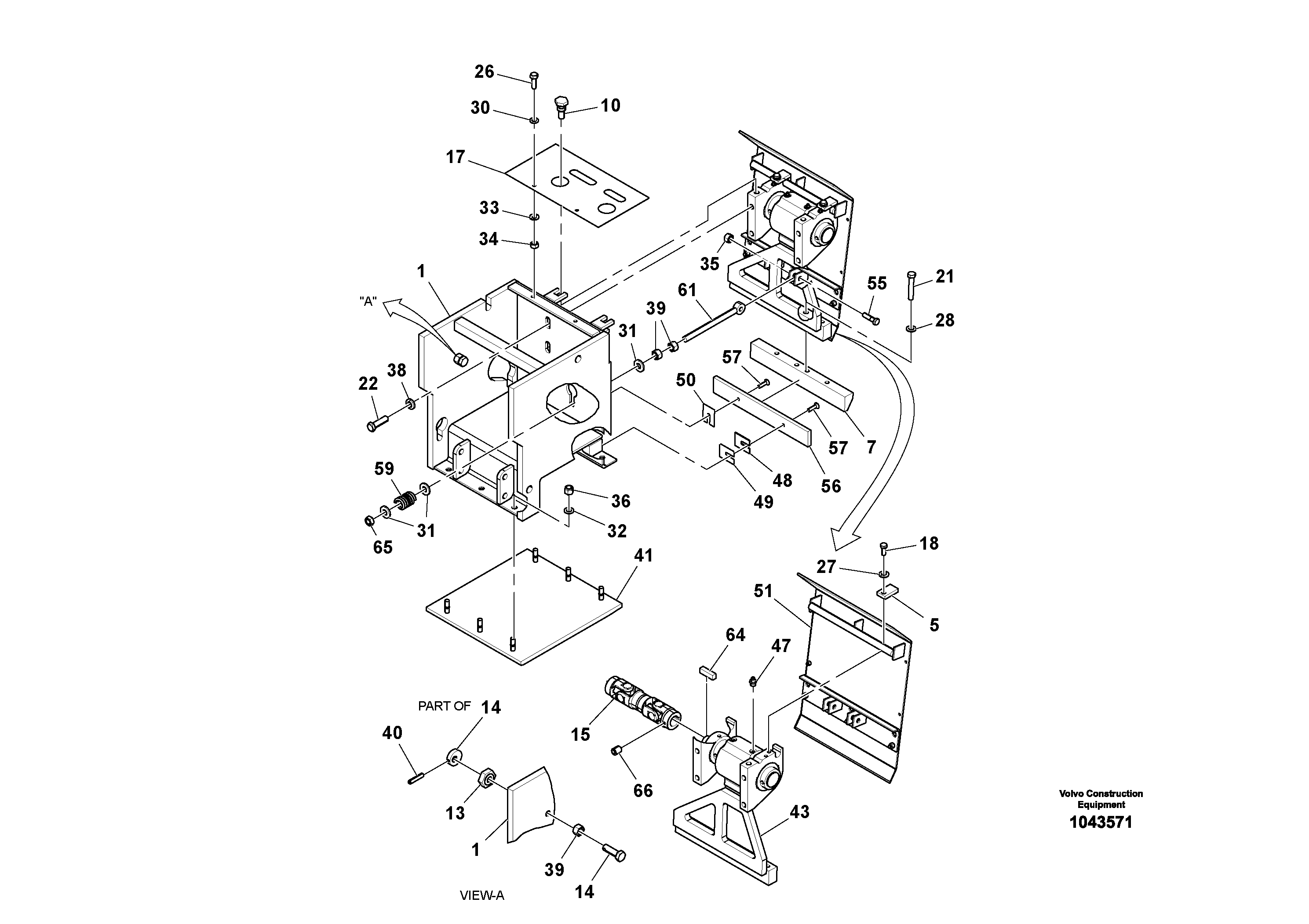 Схема запчастей Volvo OMNI V S/N 0847508049 - - 10290 Bolt-on - Screed Assembly 