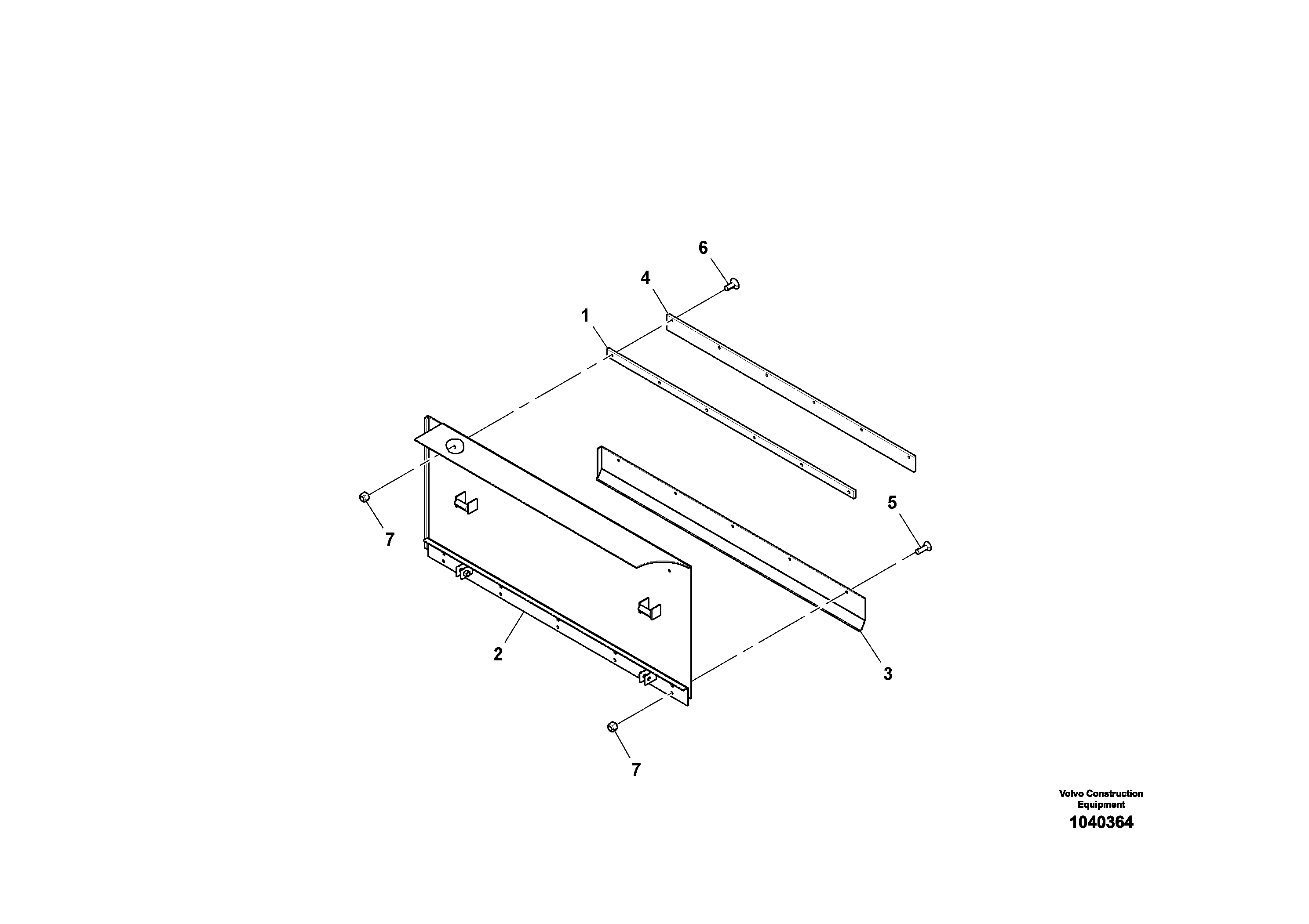 Схема запчастей Volvo OMNI V S/N 0847508049 - - 55296 Tamper - Main Shield Assembly 