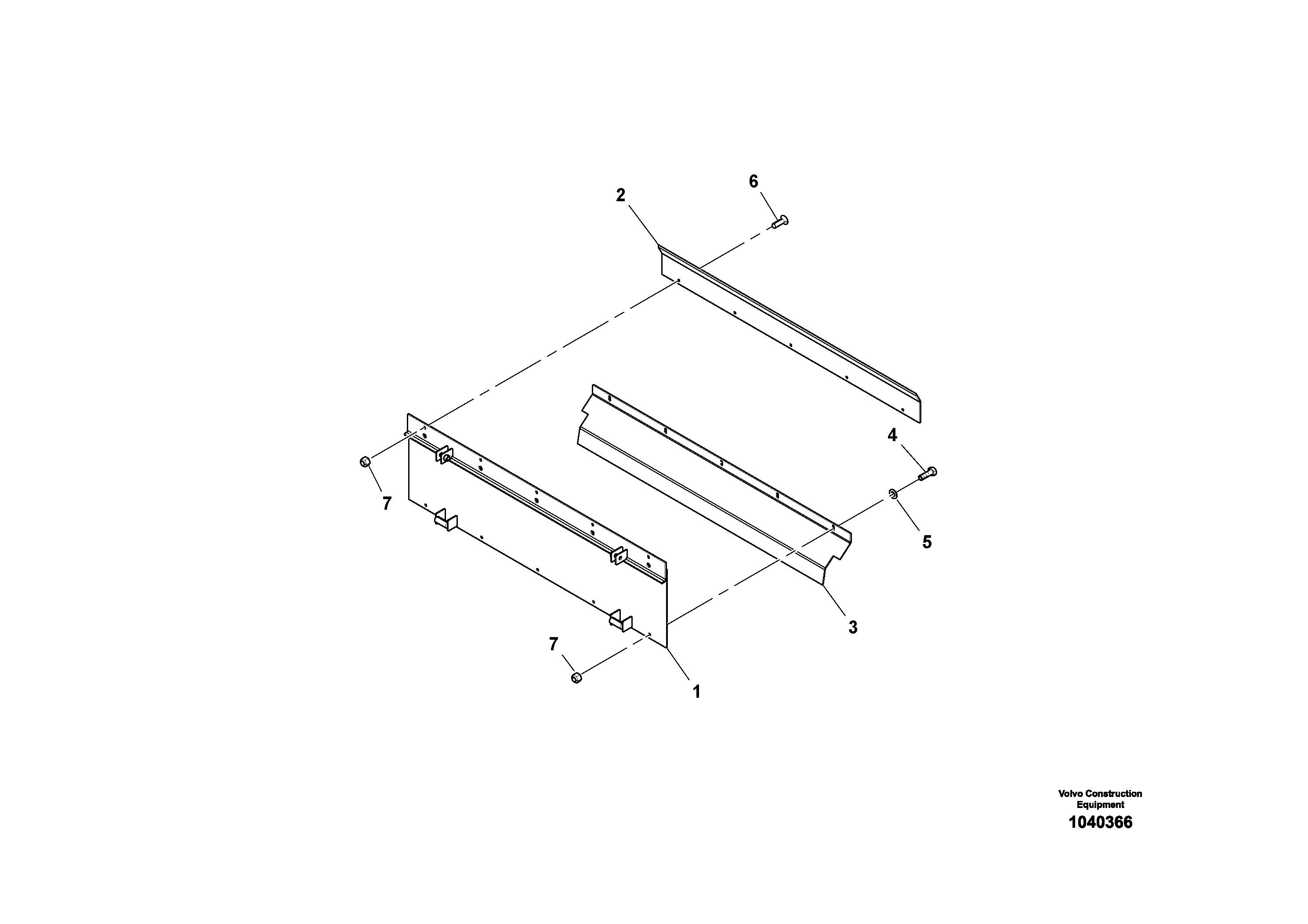 Схема запчастей Volvo OMNI V S/N 0847508049 - - 56281 Tamper Extension - Shield Assembly 