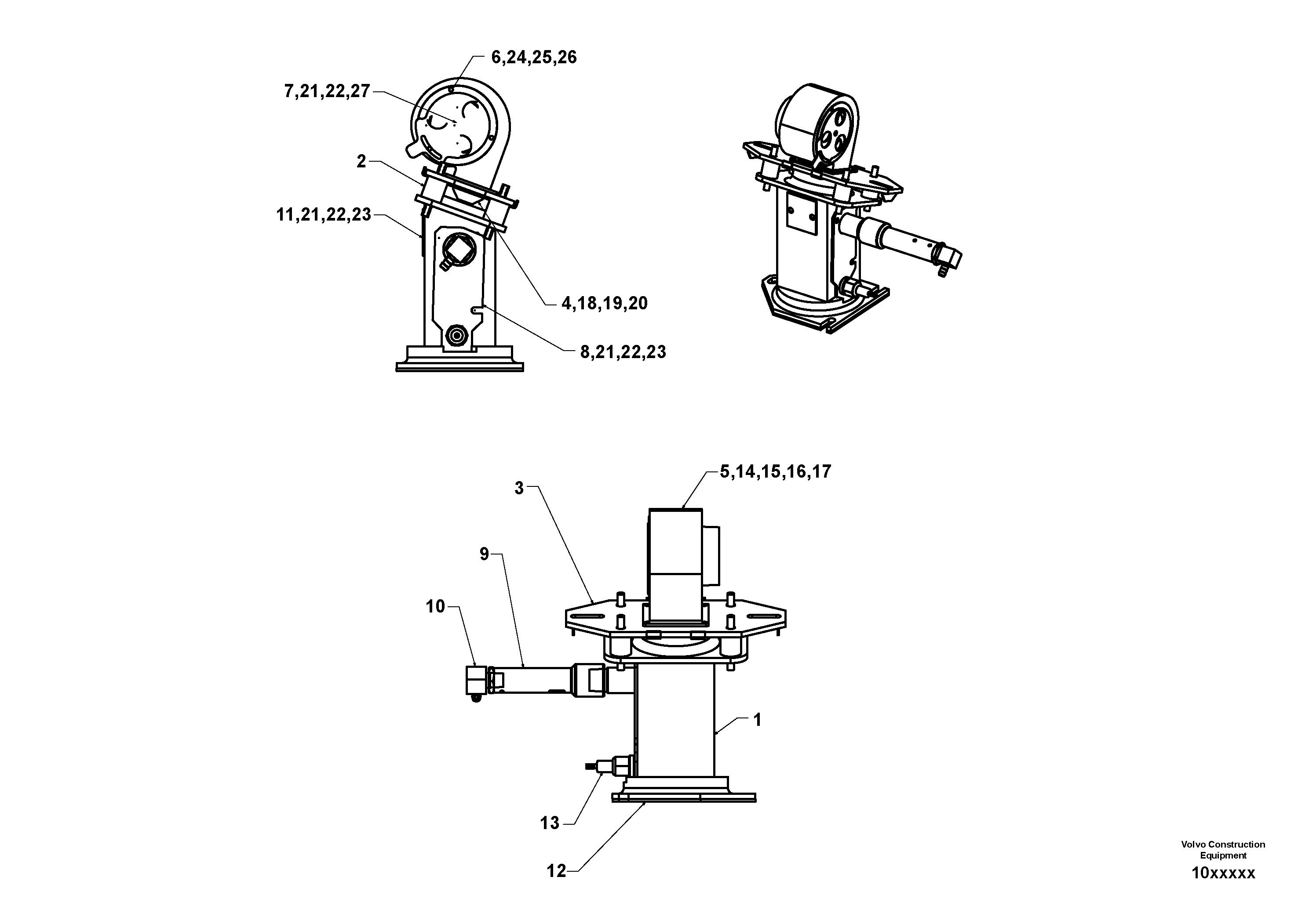 Схема запчастей Volvo OMNI V S/N 0847508049 - - 47593 Burner Assembly 