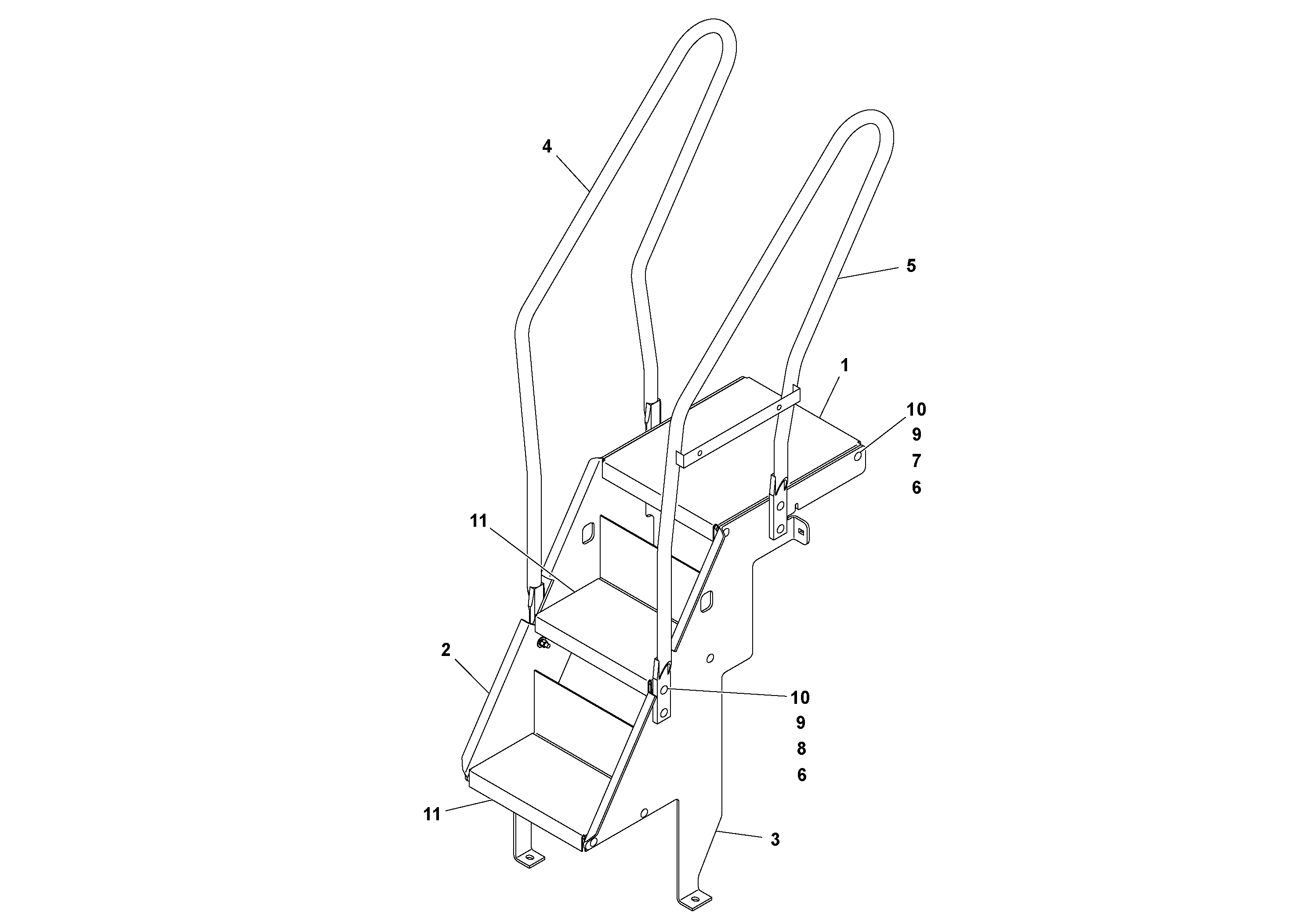 Схема запчастей Volvo Ultimat - 56569 Step Assembly ULTIMAT 16 ULTIMAT 8/16