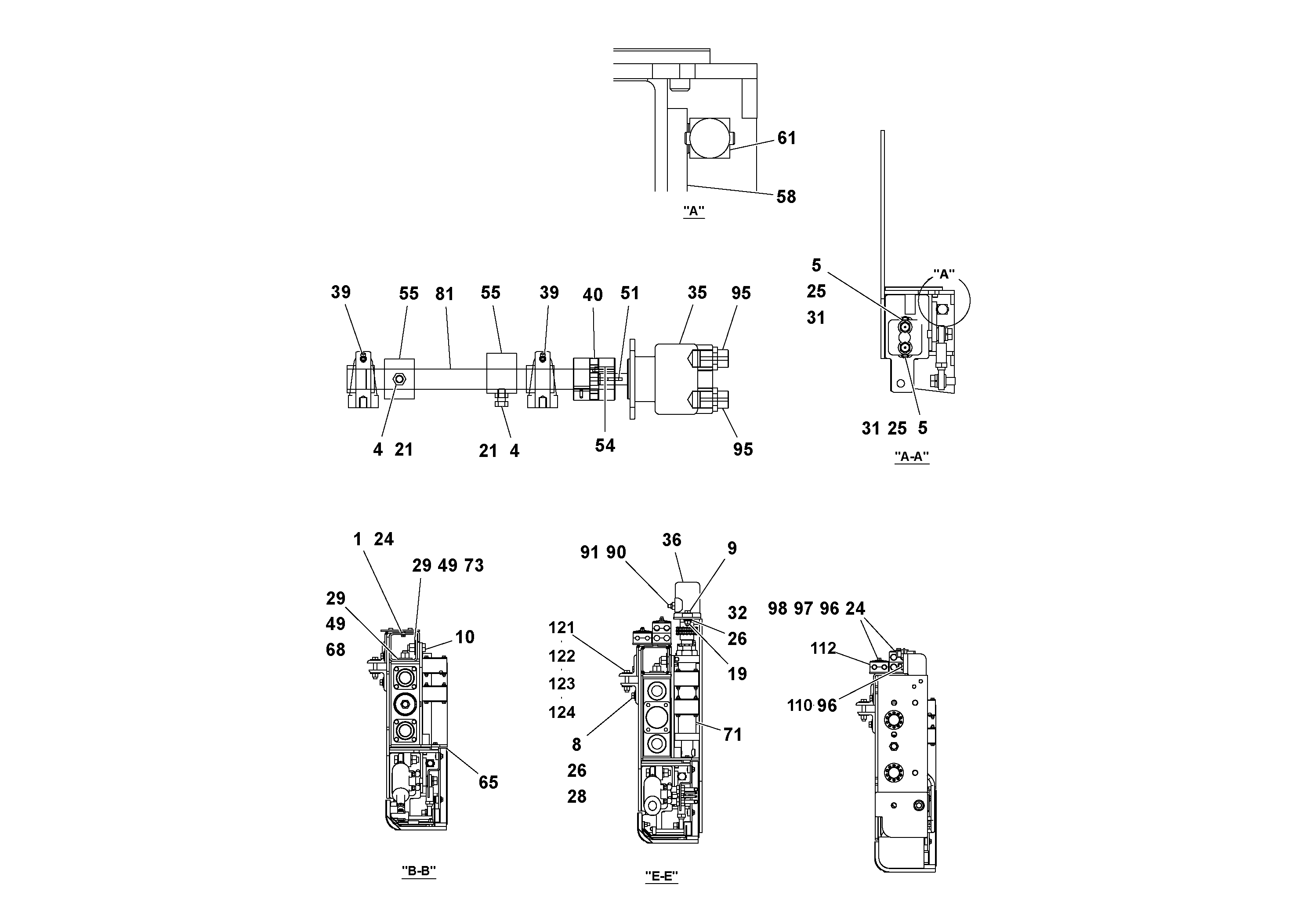 Схема запчастей Volvo Ultimat - 48169 4 Extension Assembly ULTIMAT 16 ULTIMAT 8/16