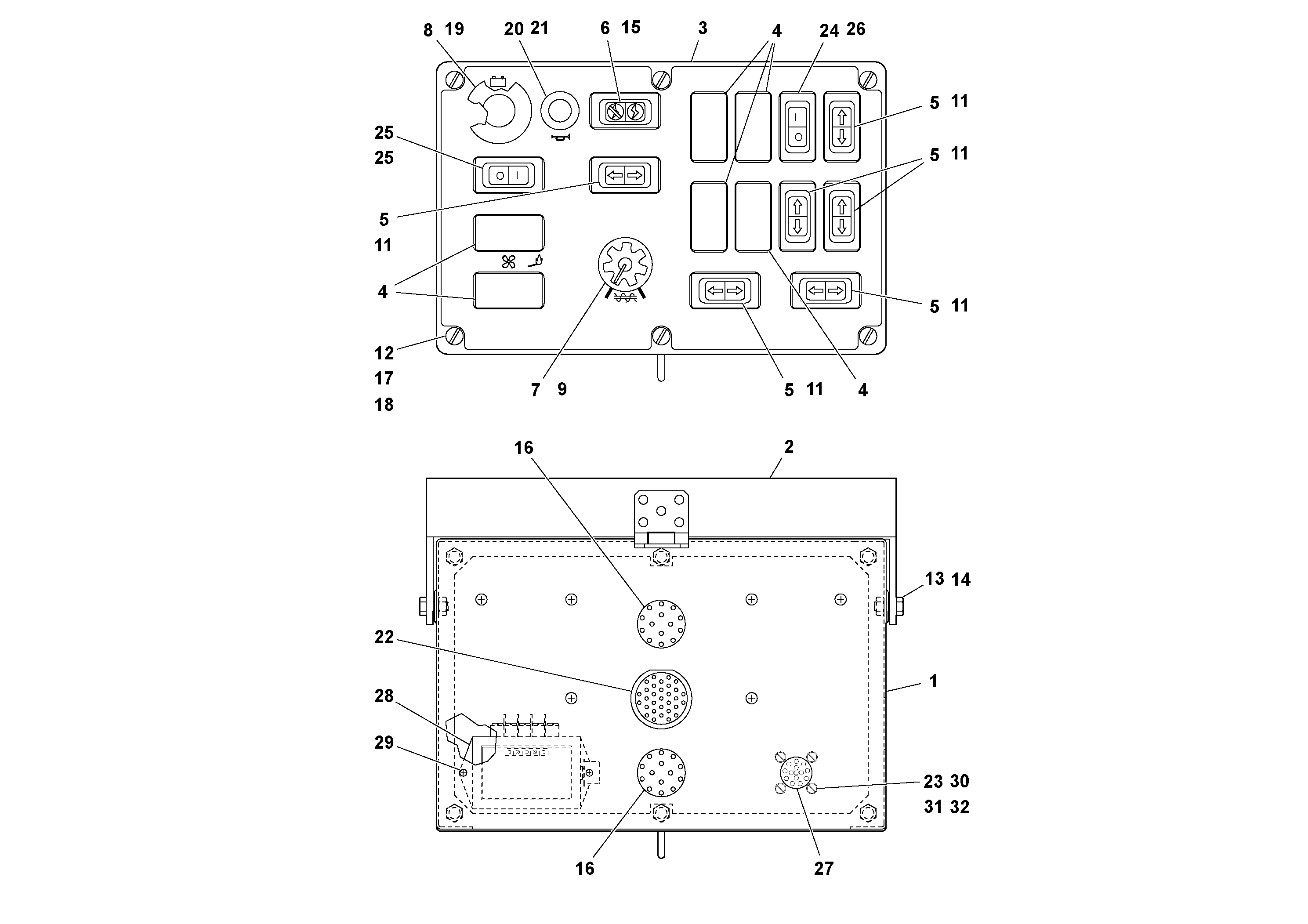 Схема запчастей Volvo Ultimat - 47564 Control Box Assembly ULTIMAT 20 ULTIMAT 10/20