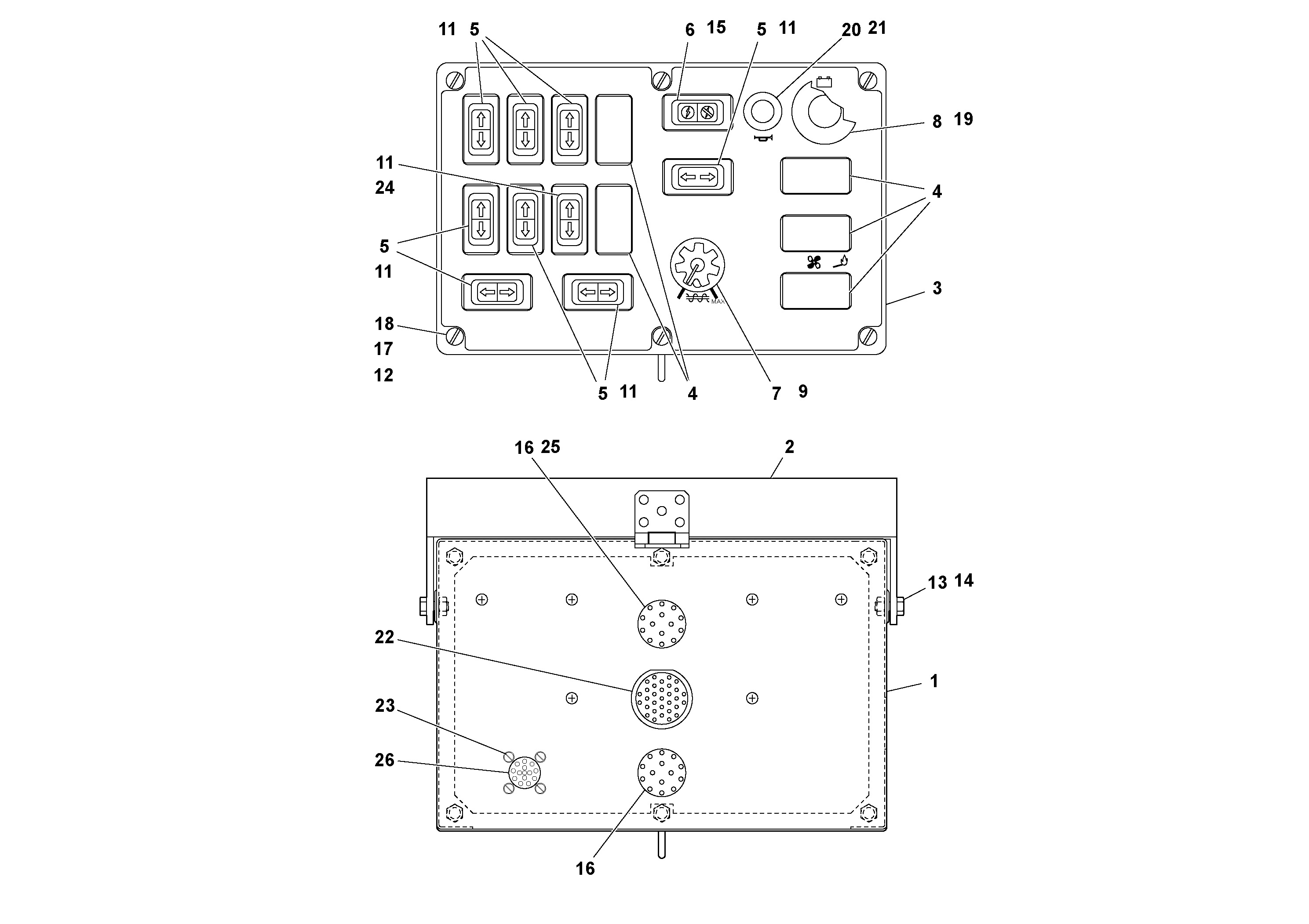 Схема запчастей Volvo Ultimat - 60278 Control Box Assembly ULTIMAT 20 ULTIMAT 10/20