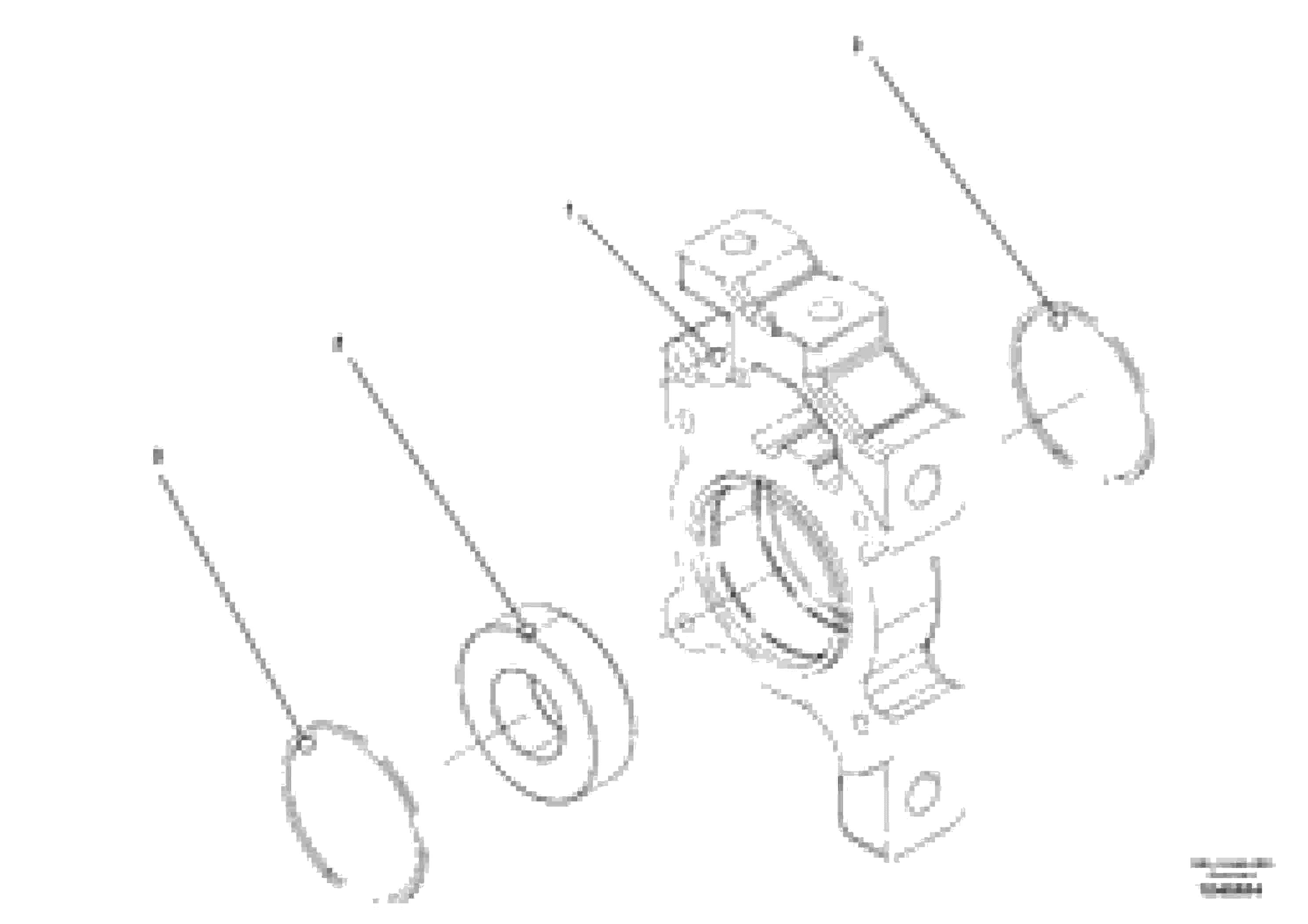 Схема запчастей Volvo VB 88 ETC - 78774 Adjustable bearing for tamper/extendable screed VB 88 ETC ATT. SCREED 3,0 - 10,0M ABG6820, ABG7820/ABG7820B