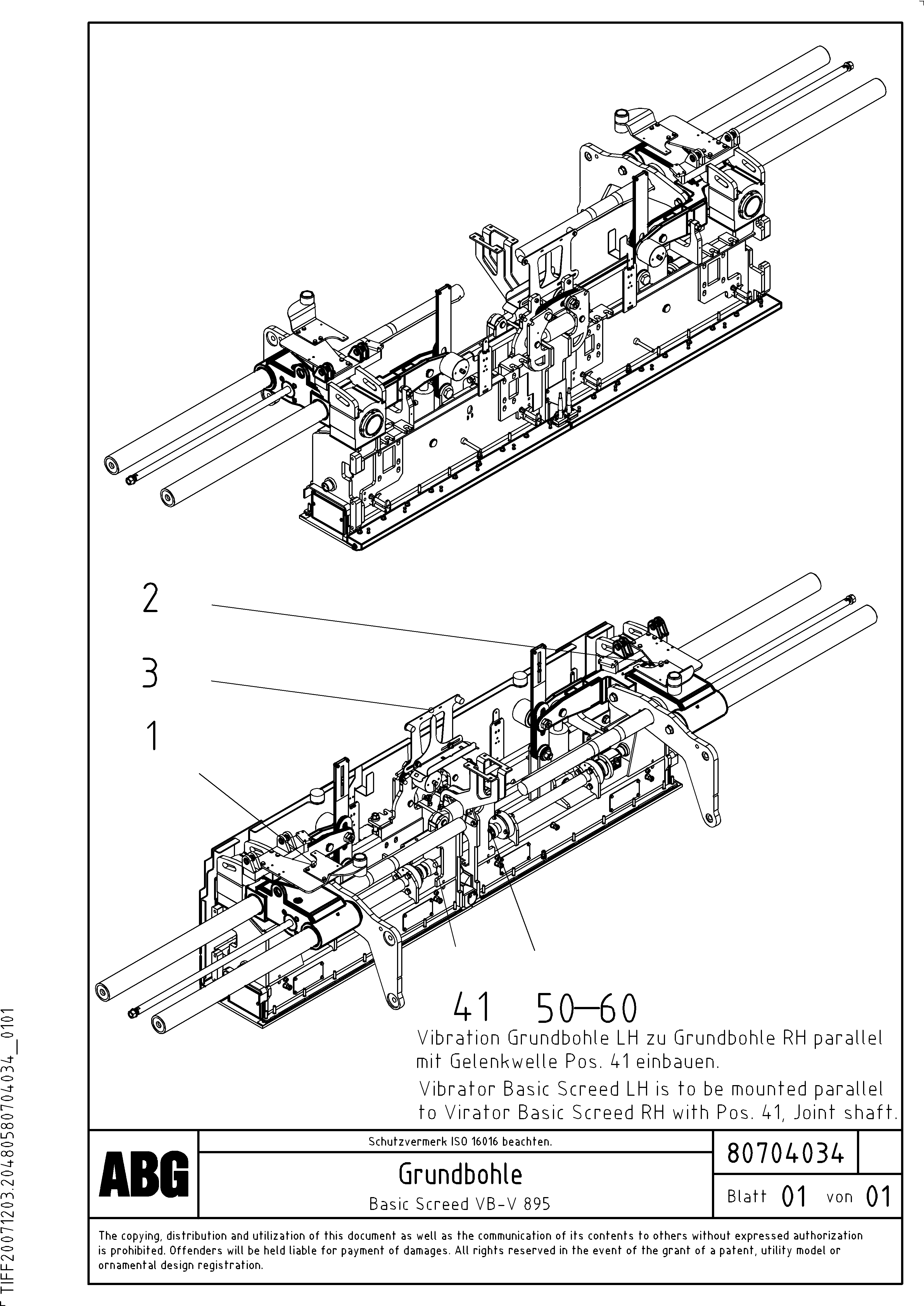 Схема запчастей Volvo Omni 1000 - 70723 Compilation of basic screeds per version and working width OMNI 1000 ATT. SCREEDS 3,0 - 9,0M PF6110, PF6160/6170