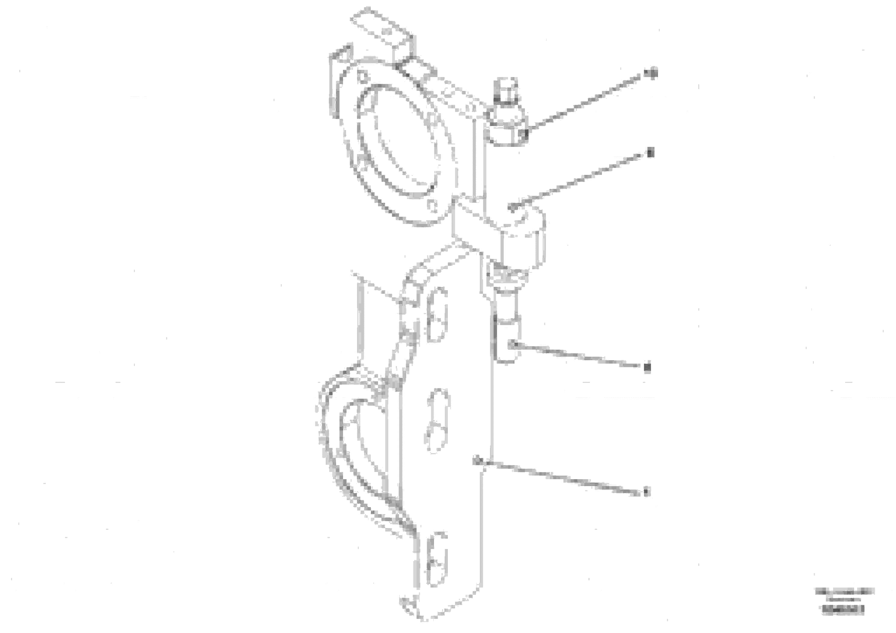 Схема запчастей Volvo VDT-V 89 ETC - 65822 Mechanical screed holder for extandable screed VDT-V 89 ETC ATT. SCREEDS 3,0 - 9,0M ABG9820