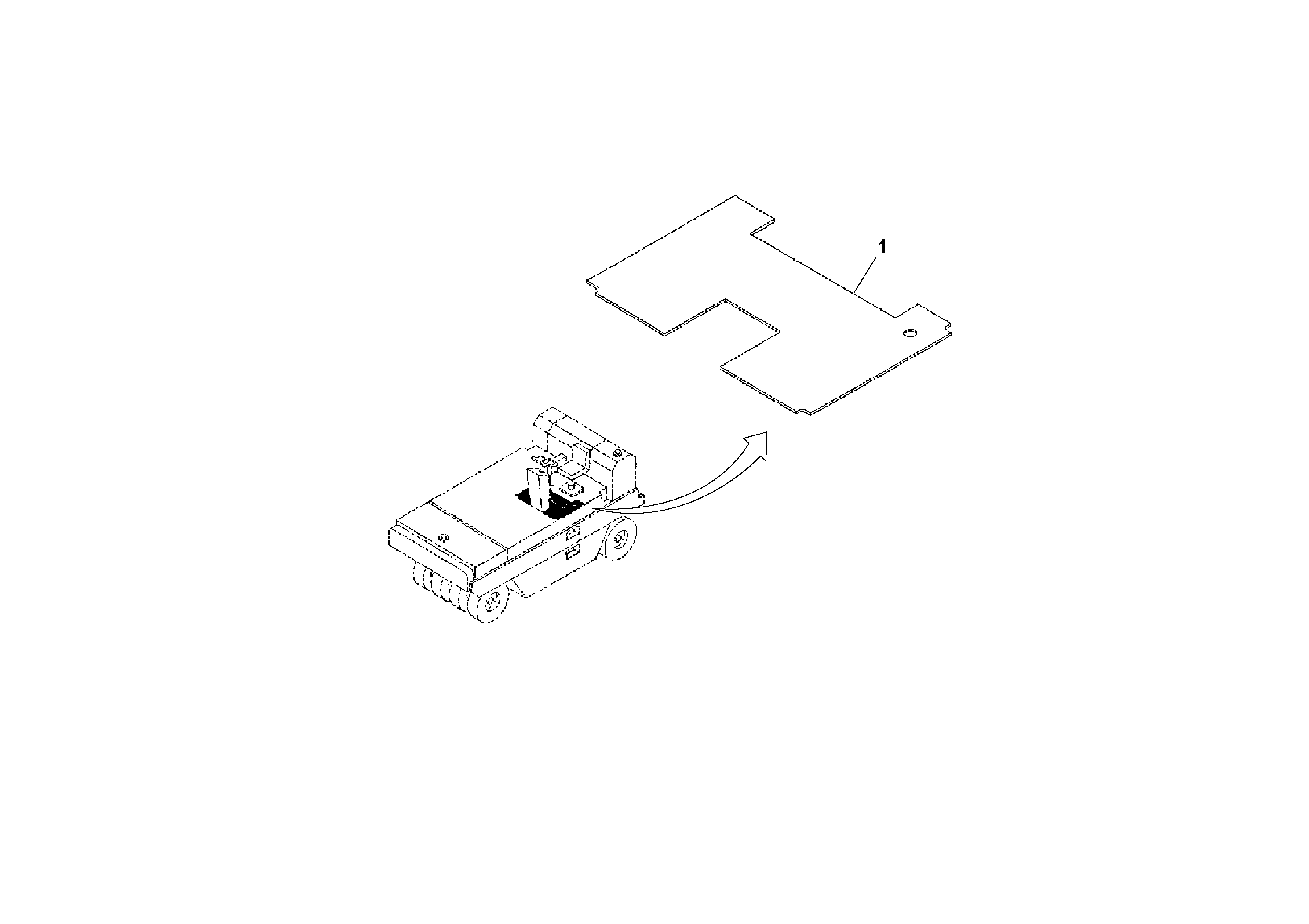 Схема запчастей Volvo PT125R S/N 197470- - 54920 Deck Tread Installation 