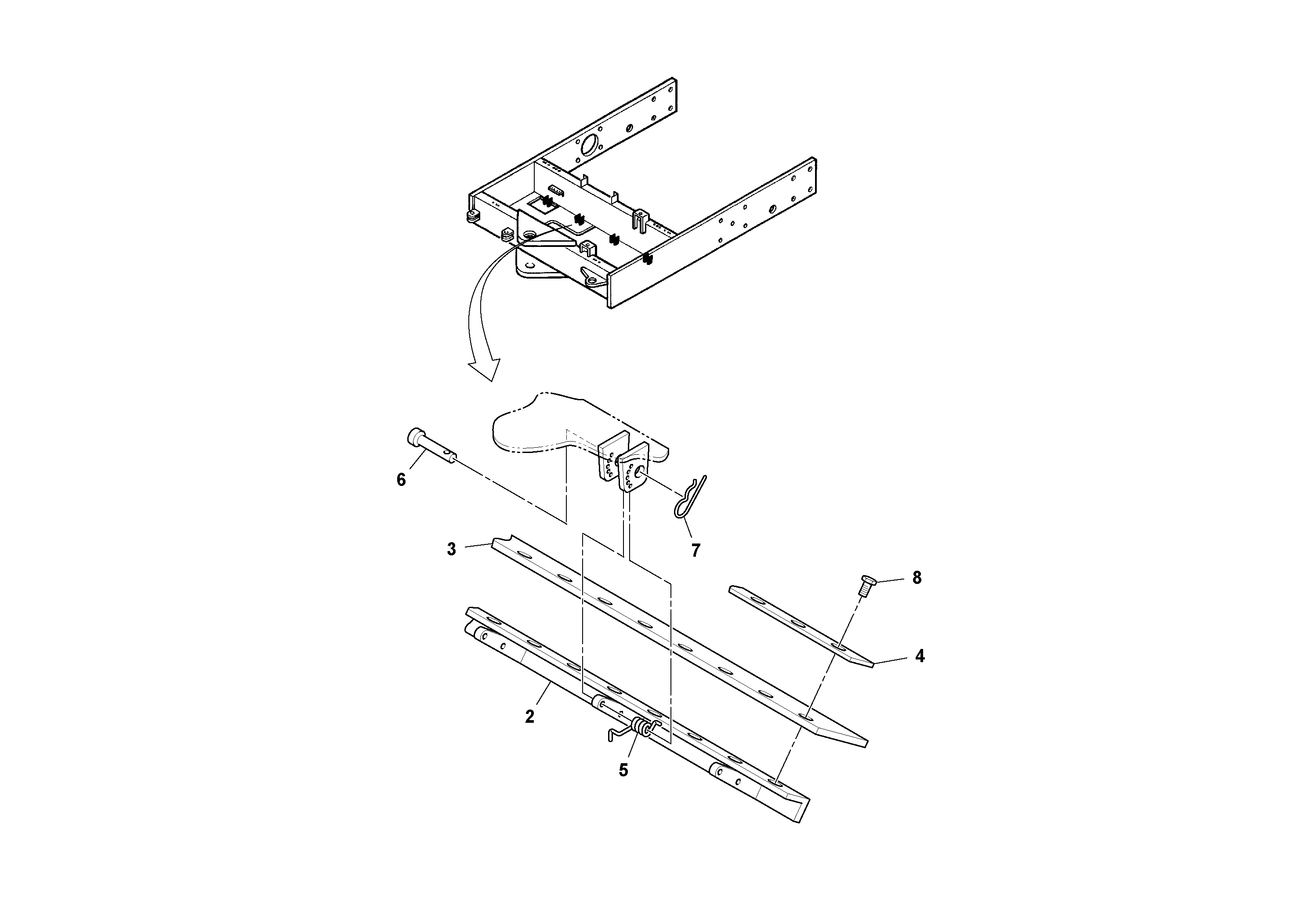 Схема запчастей Volvo DD90/DD90HF S/N 197375 - - 94776 Inside Wiper Installation 