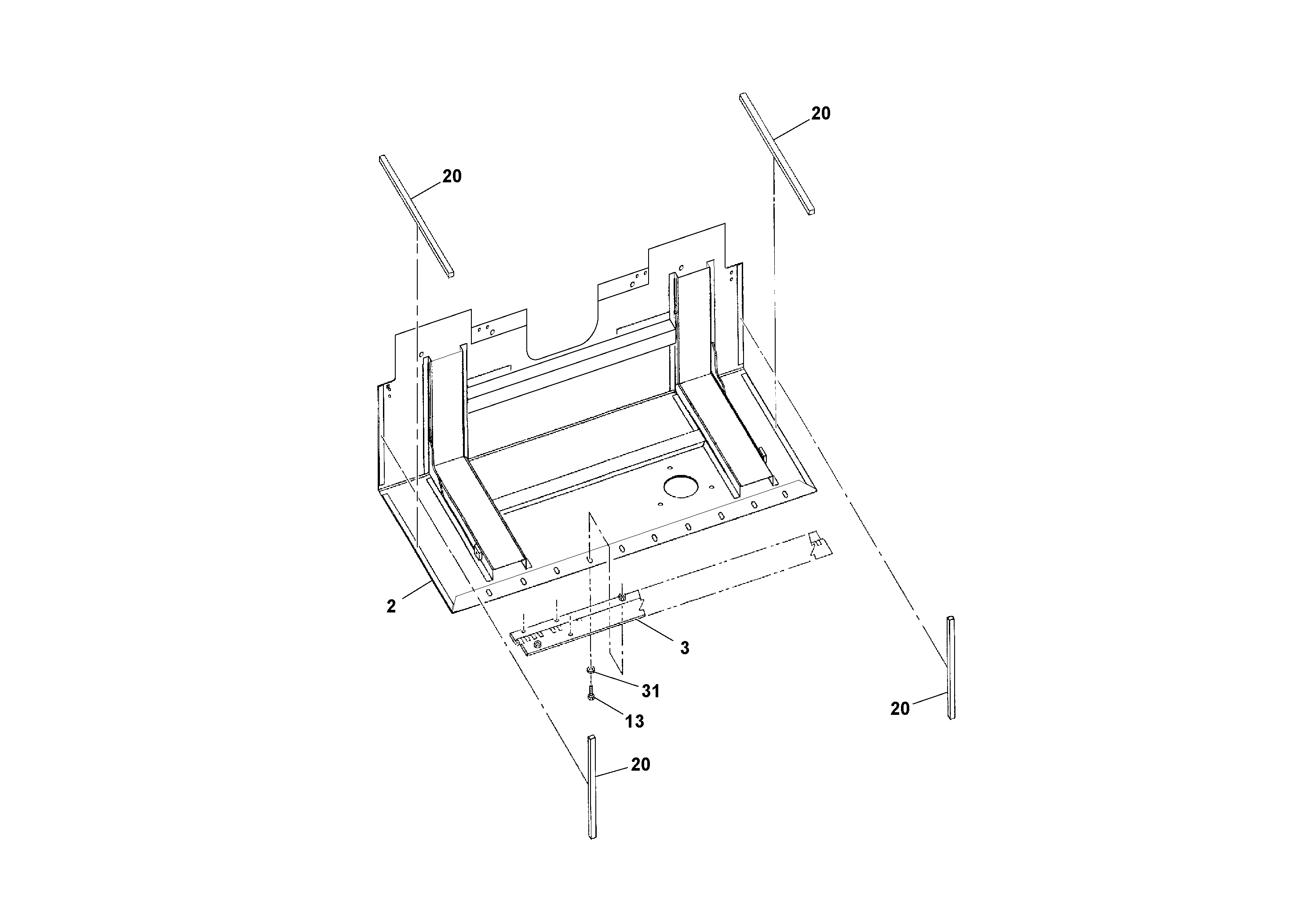 Схема запчастей Volvo DD90/DD90HF S/N 197375 - - 87219 Engine Cowling Installation 