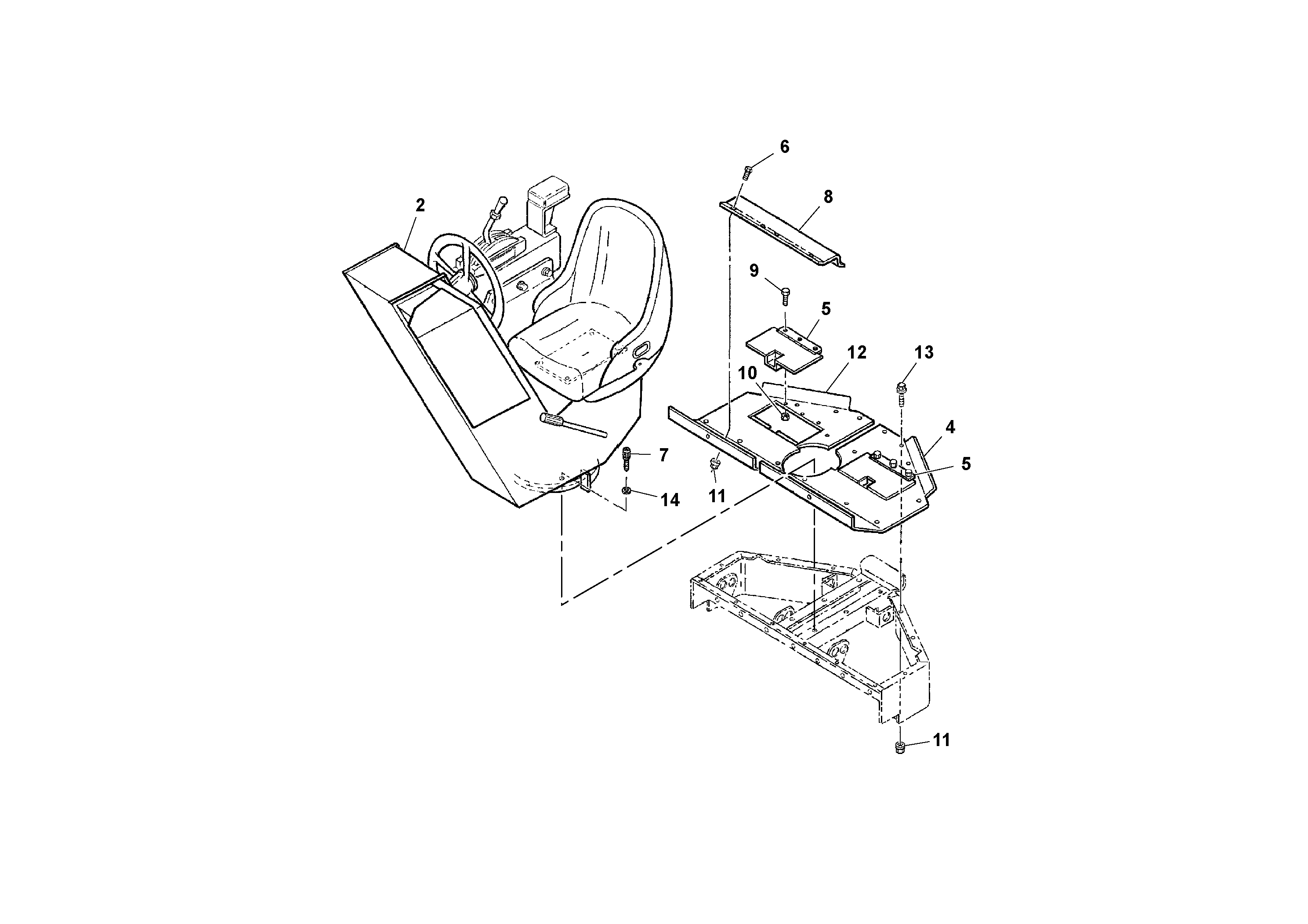 Схема запчастей Volvo DD90/DD90HF S/N 197375 - - 87852 Console Installation 