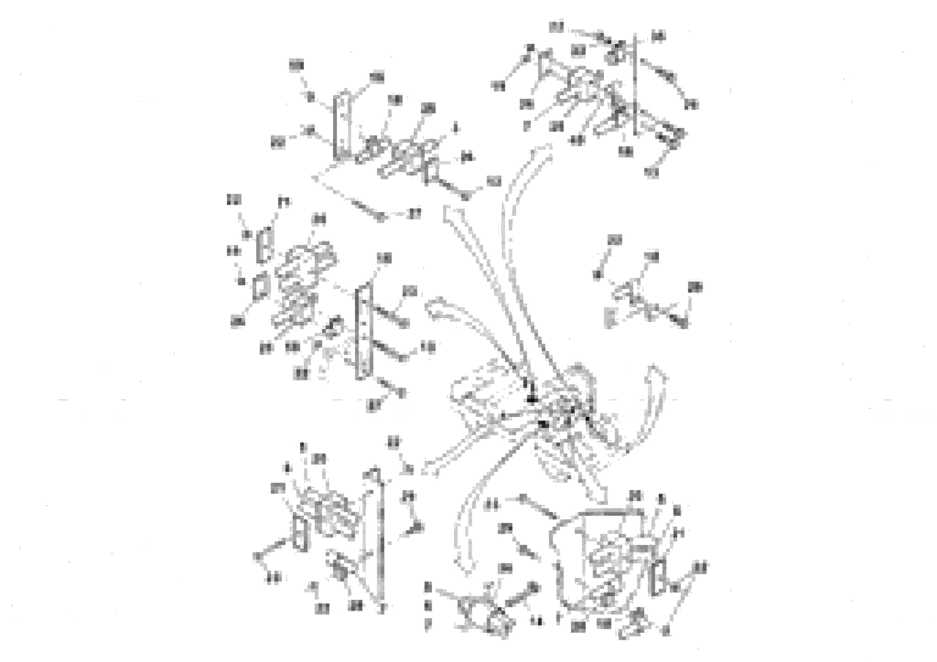 Схема запчастей Volvo DD90/DD90HF S/N 197375 - - 93222 Traction Hoses Installation 