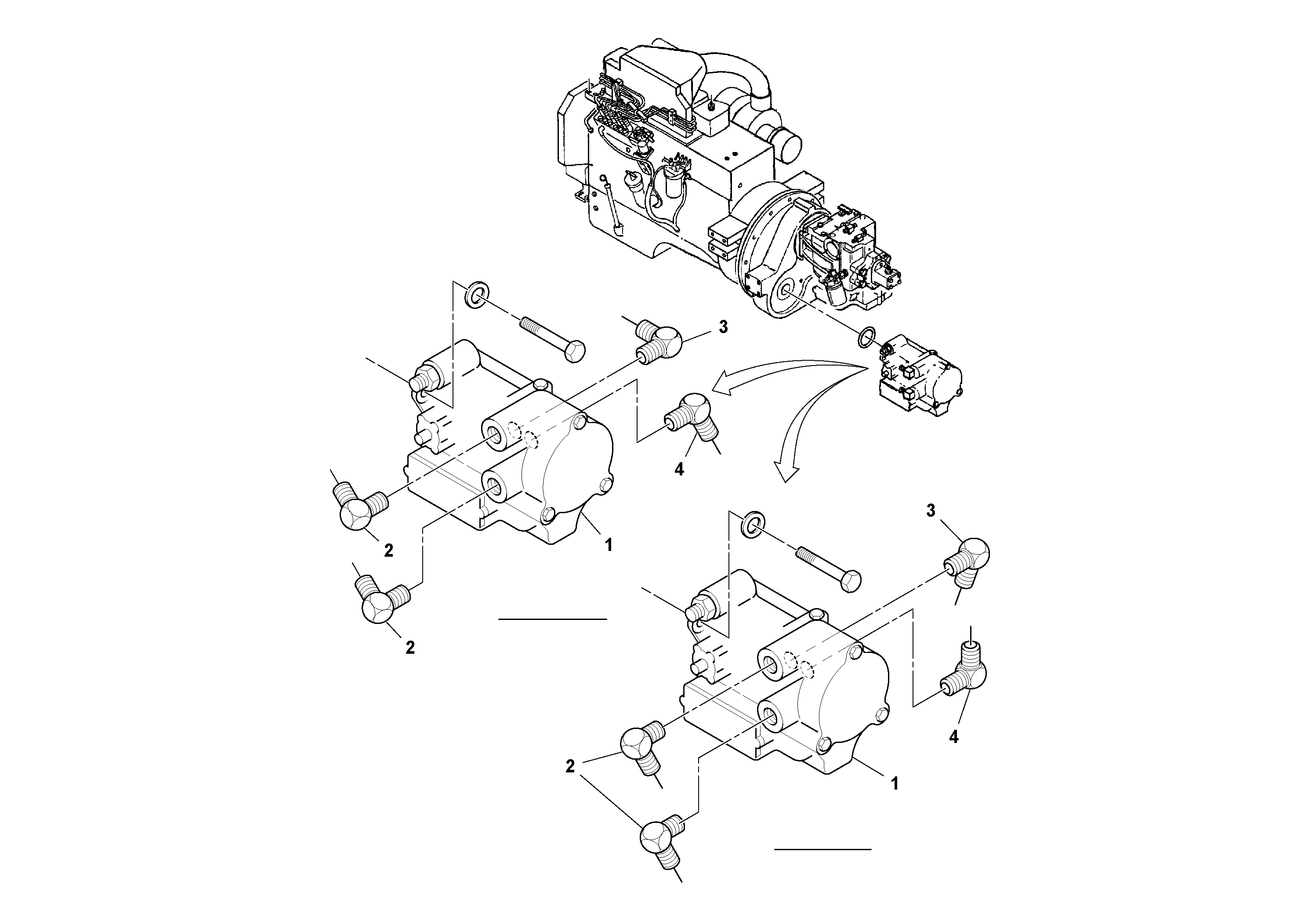 Схема запчастей Volvo DD90/DD90HF S/N 197375 - - 99987 Vibration Pump Assembly 