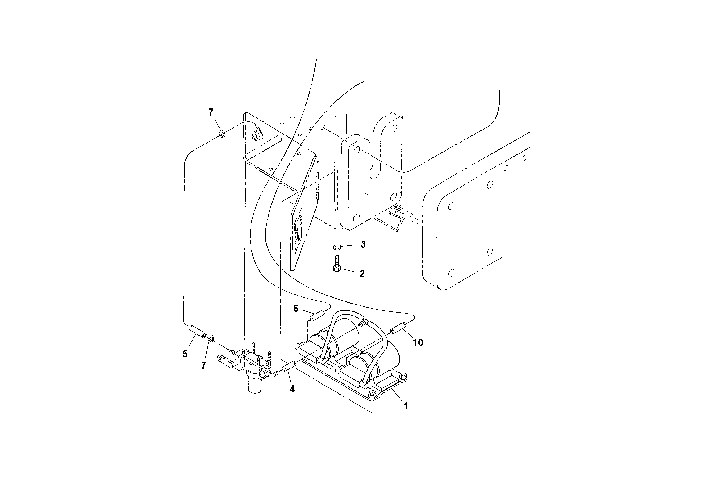 Схема запчастей Volvo DD90/DD90HF S/N 197375 - - 87202 Water Hose Installation 