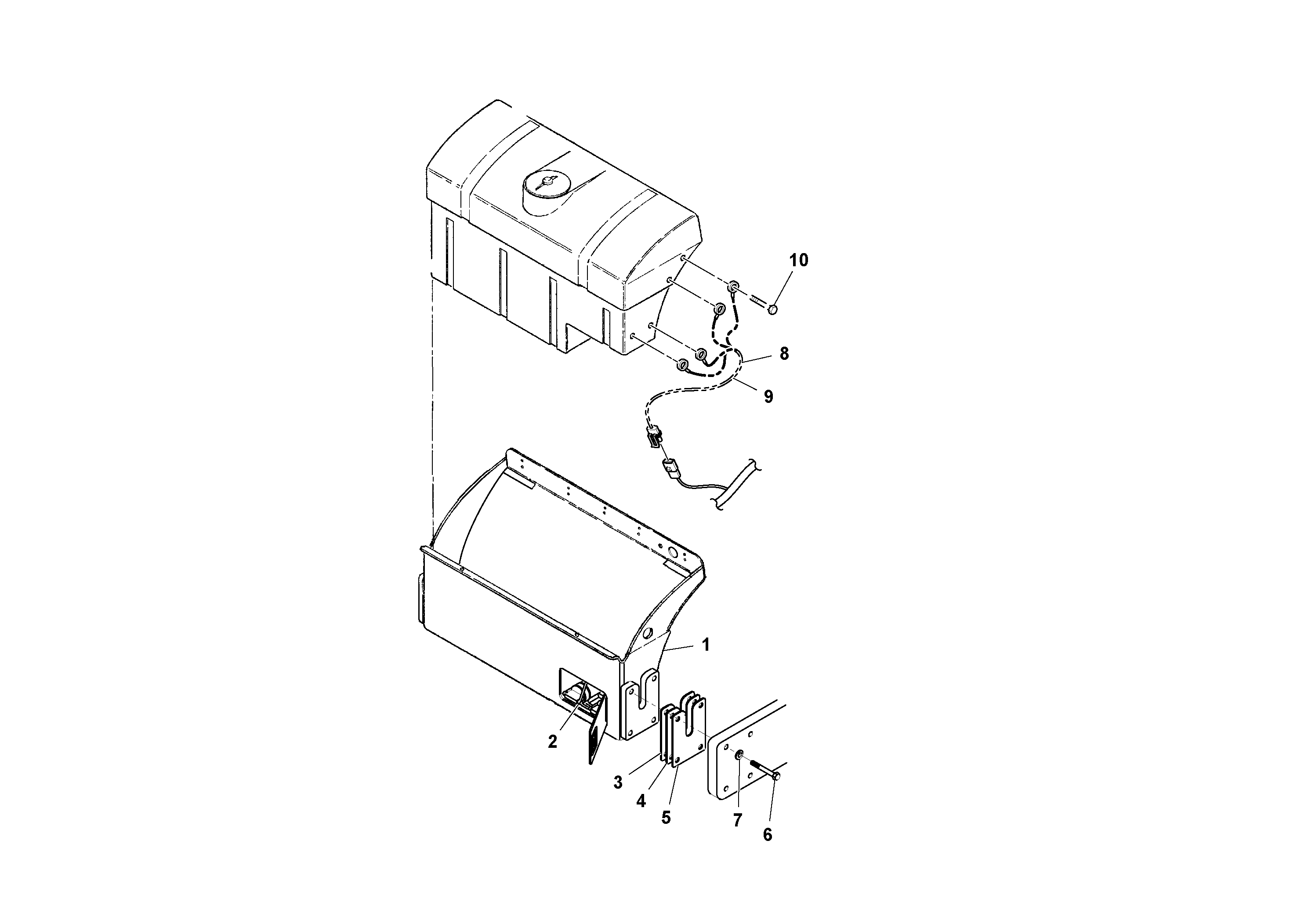 Схема запчастей Volvo DD90/DD90HF S/N 197375 - - 95148 Water System Installation 