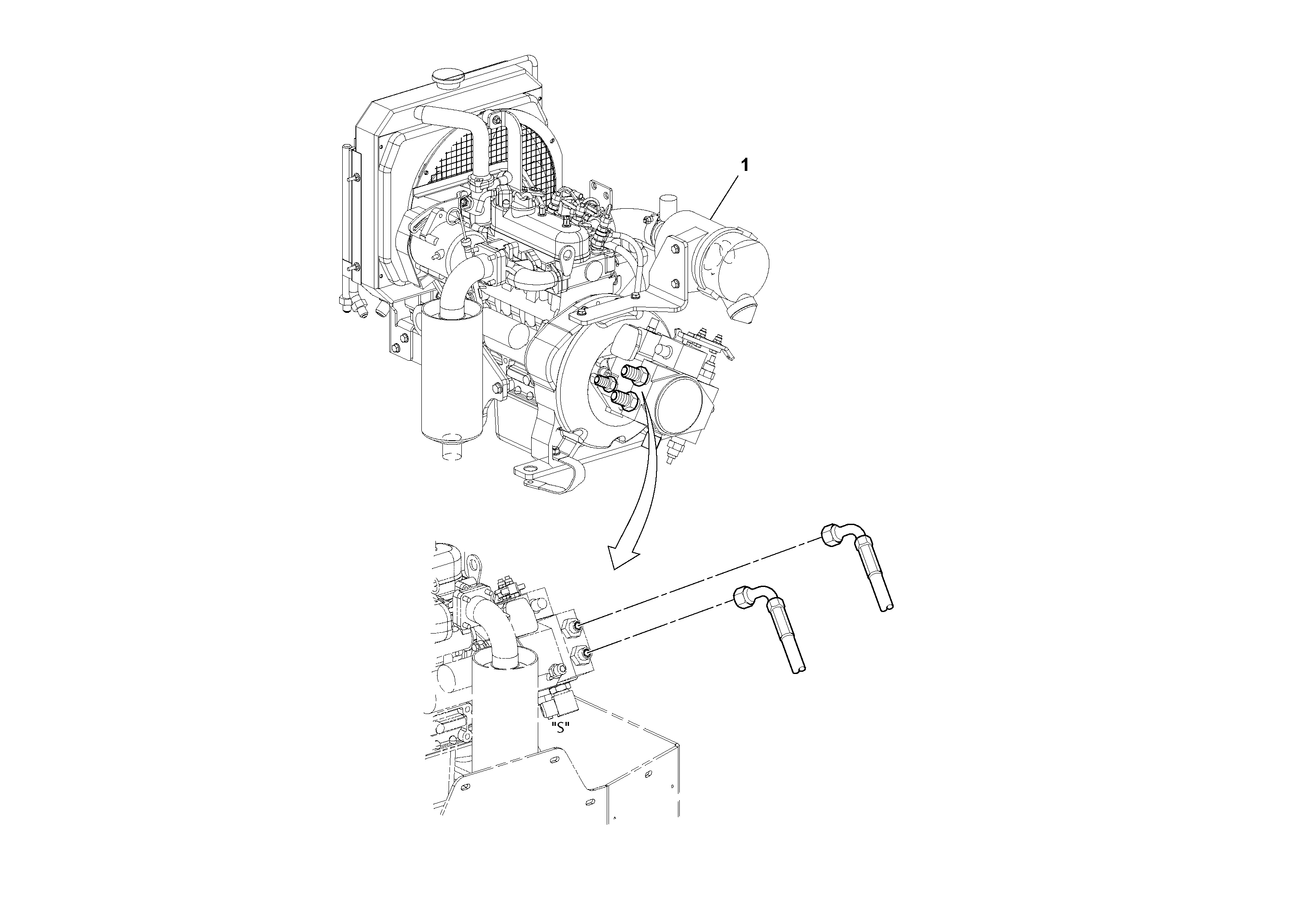 Схема запчастей Volvo DD14S/DD16 S/N 197600 - - 97079 Traction System 