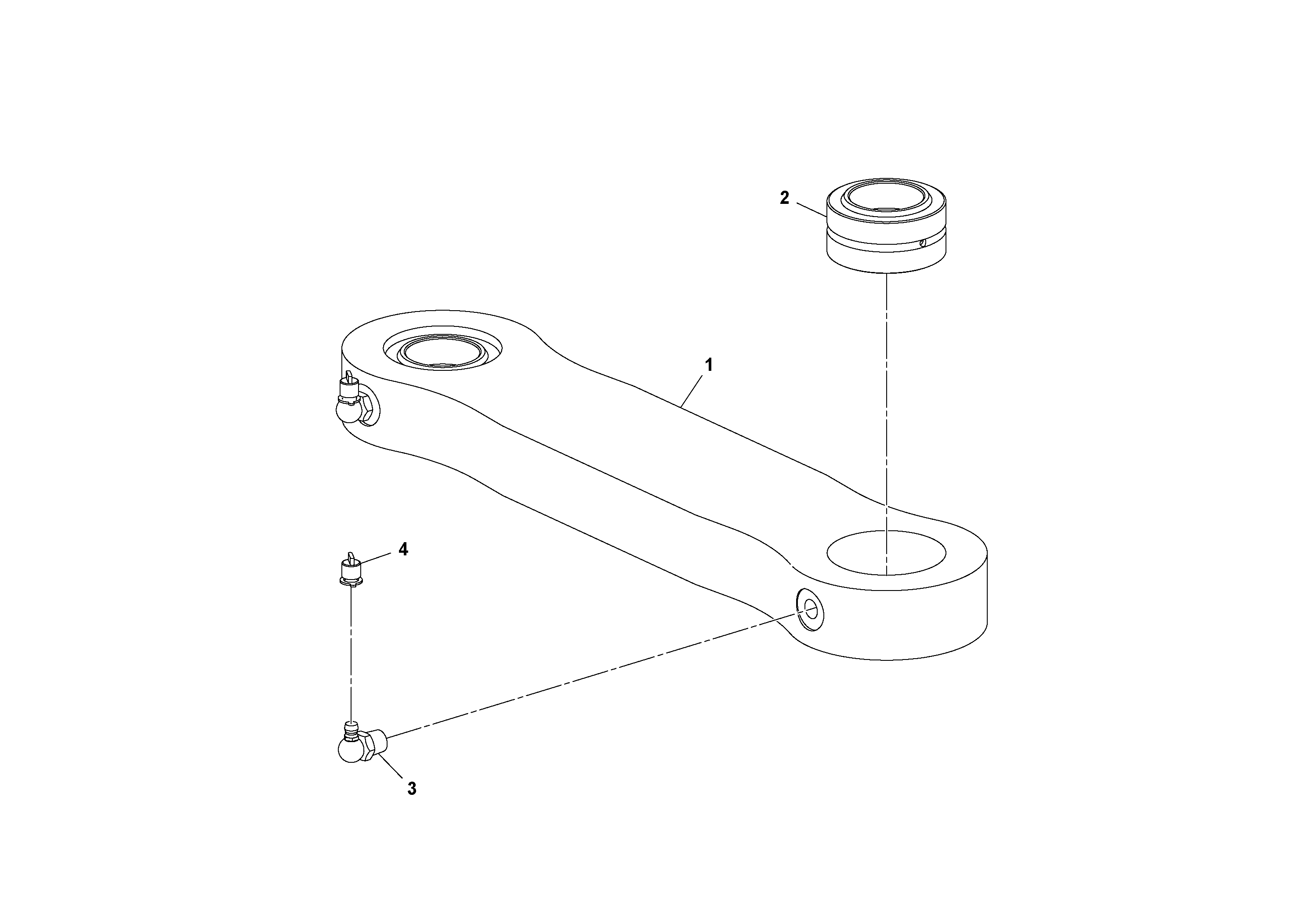 Схема запчастей Volvo CR24/CR30 S/N 197606 - - 37374 Swivel Link Assembly 